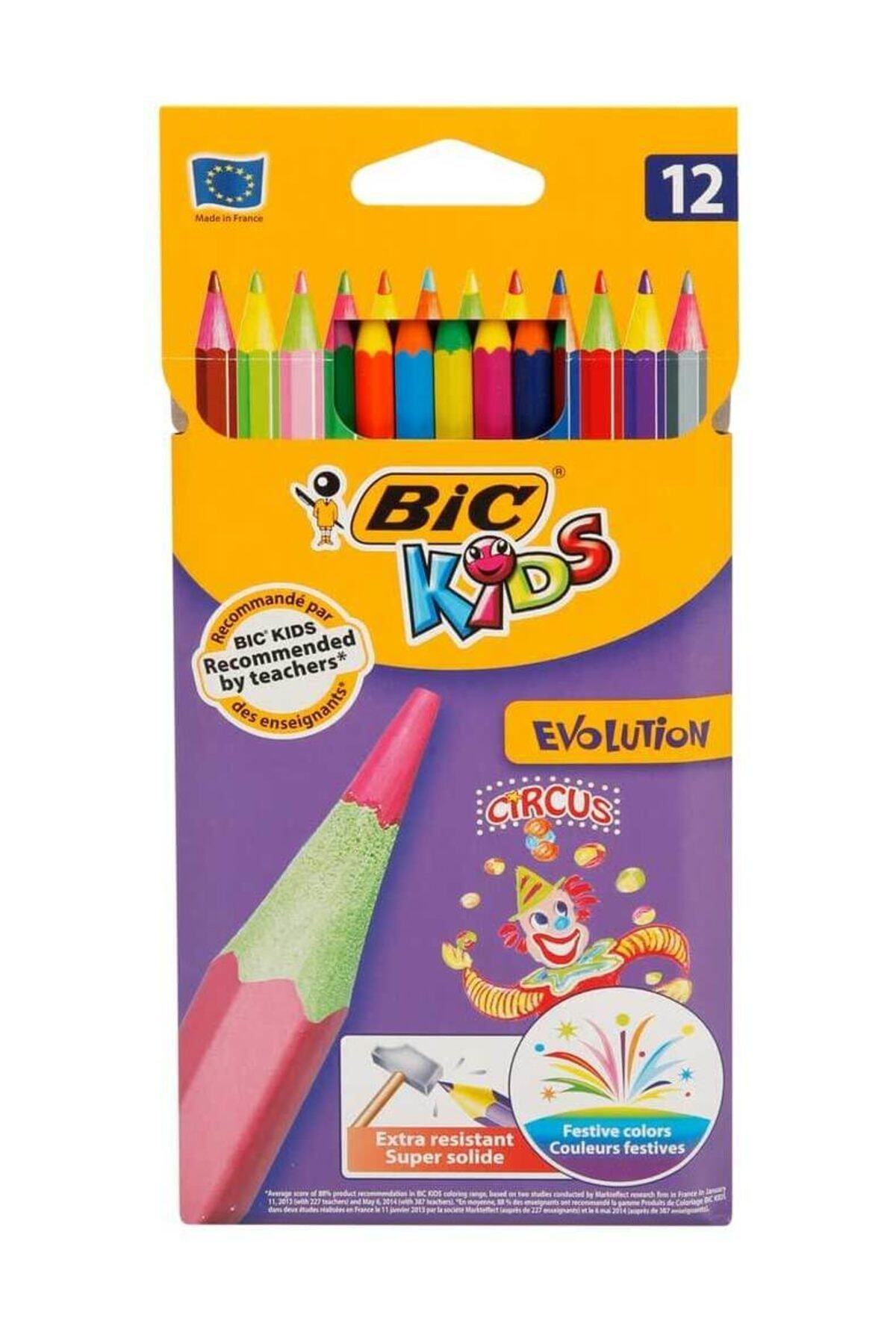Bic Evolution Circus Kuru Boya Kalemi 12`li
