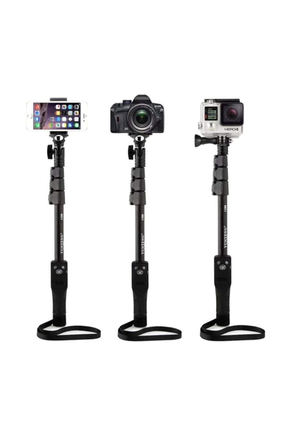 Yunteng Gigi Yungteng Yt-1288 Uzun Bluetooth Monopod Selfie Çubuk