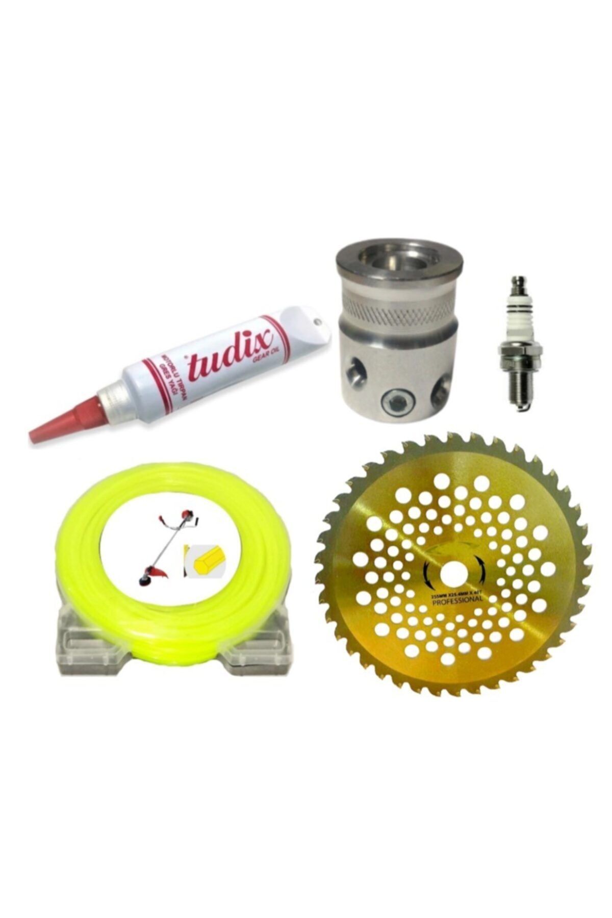 HSGL Motorlu Tırpan Misina Testere Gres Buji Set