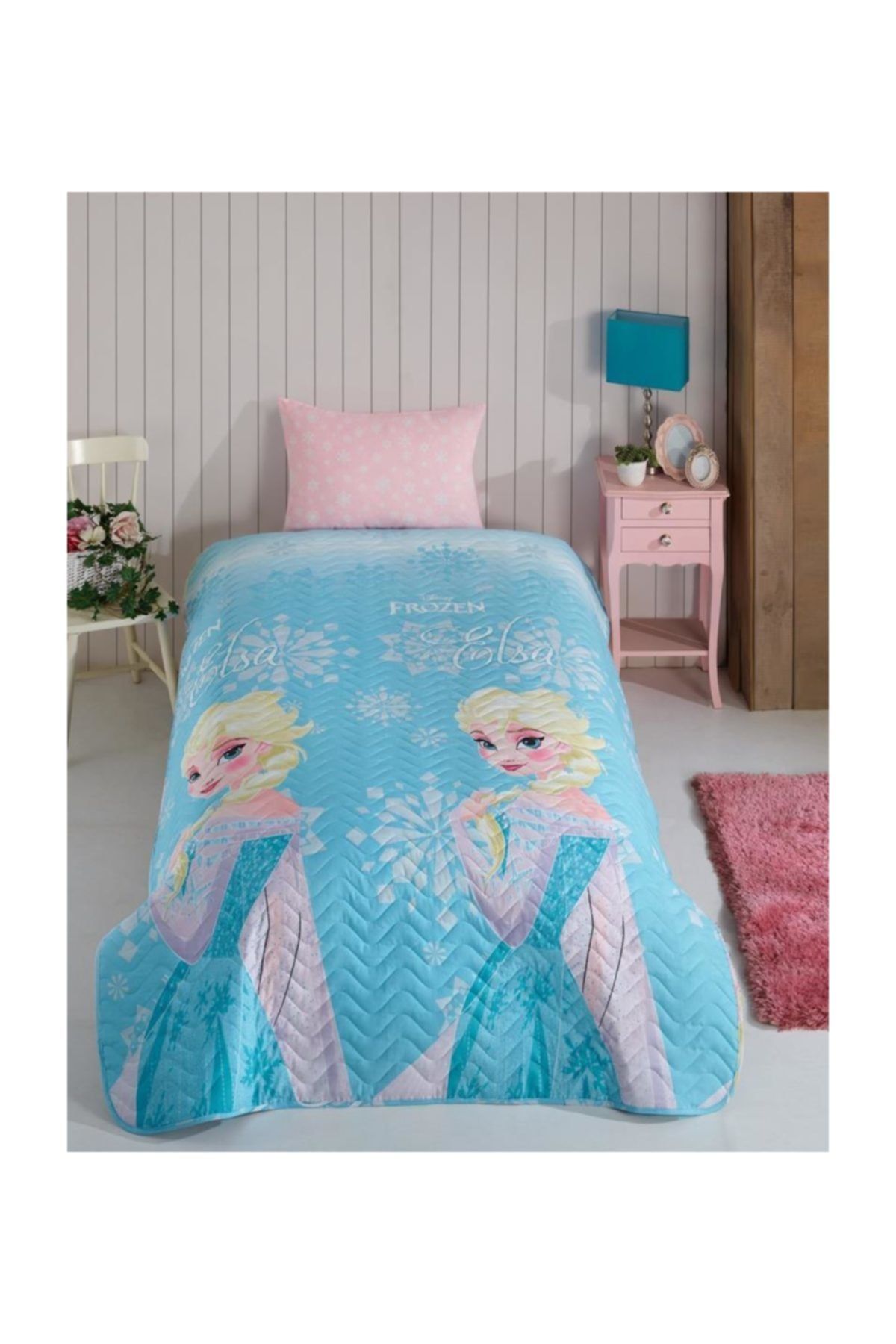 disney disney frozen elsa lisansli yatak ortusu seti fiyati yorumlari trendyol