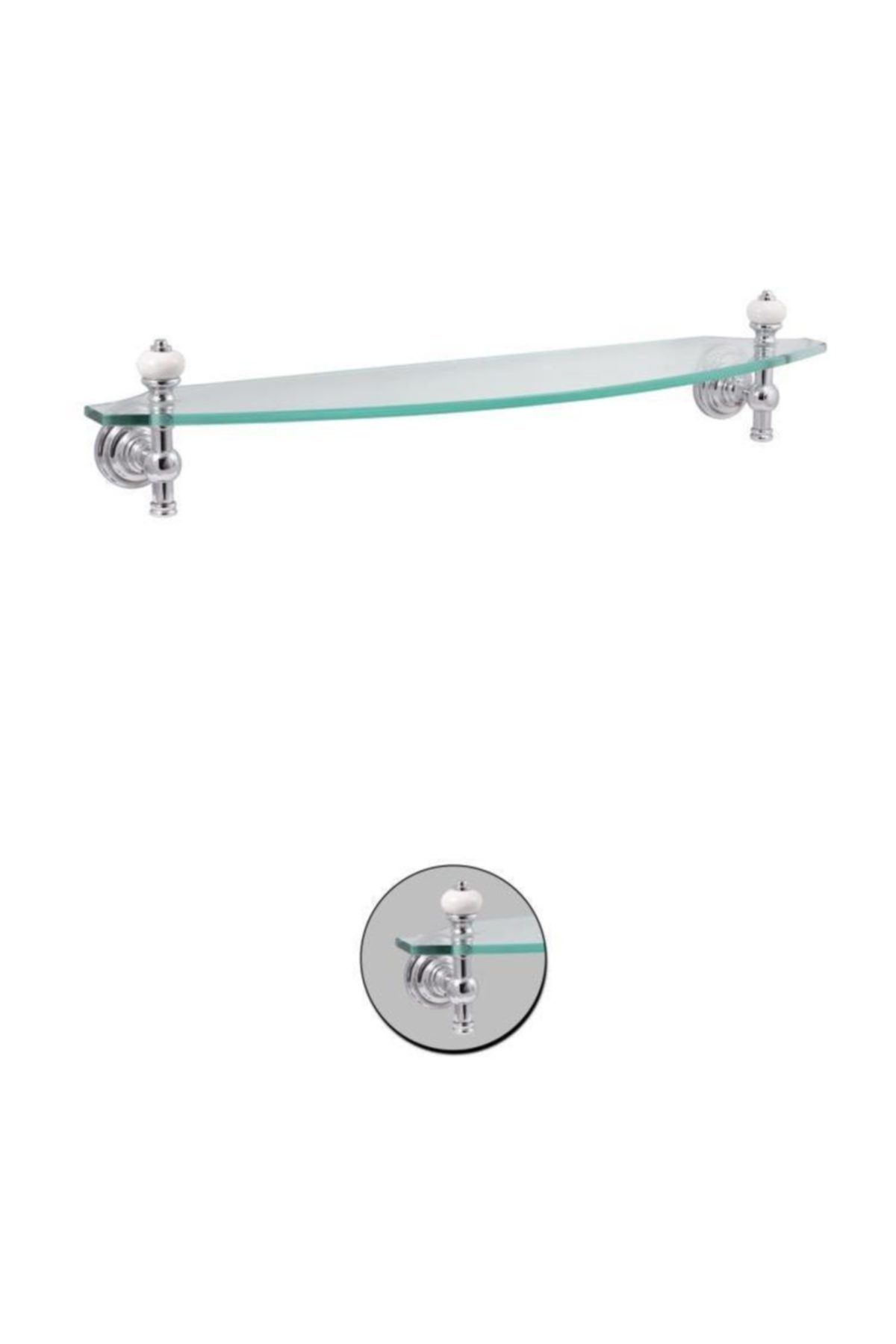 Maya Fantasia Chrome Cam Etejer 50cm %100 Pirinç