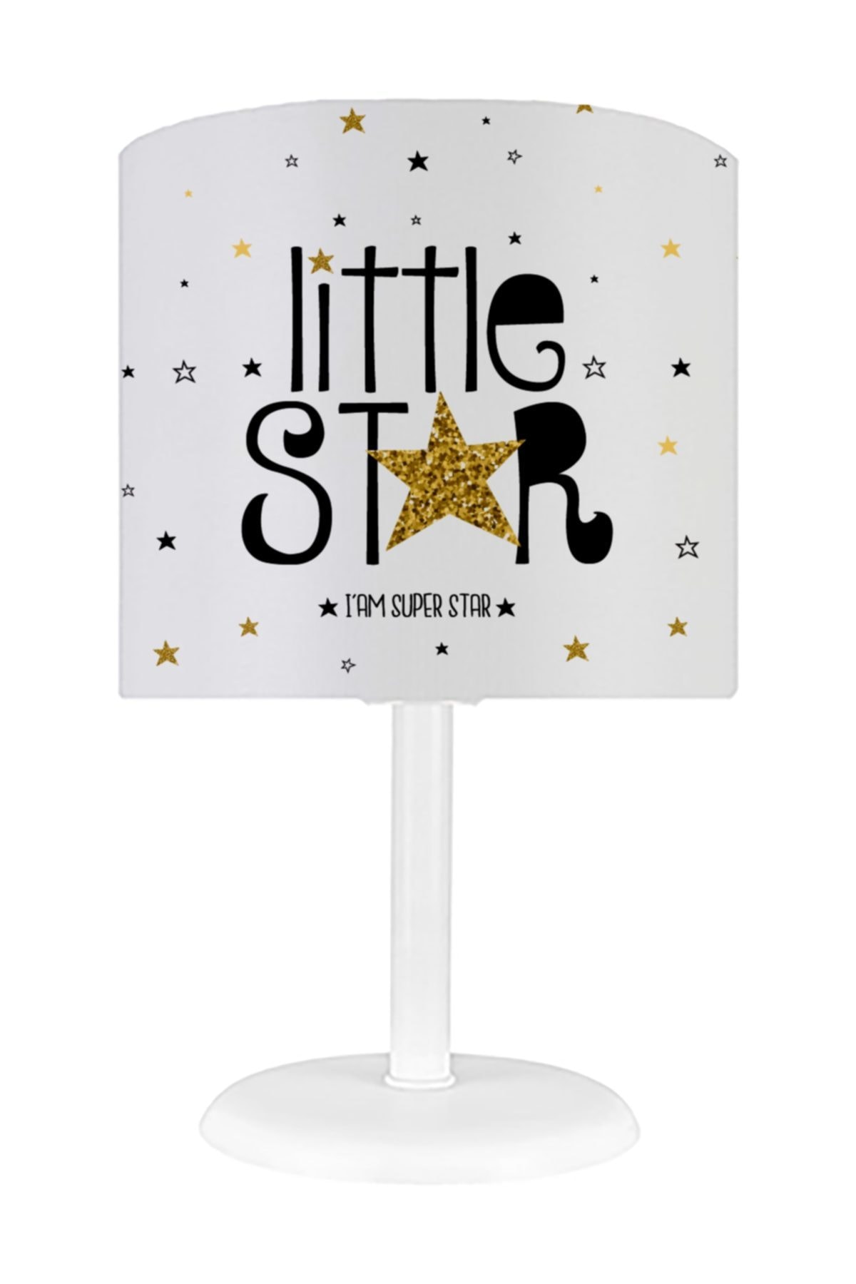 HalıVagonu Hv333b Little Star Beyaz Çocuk Odası Abajur