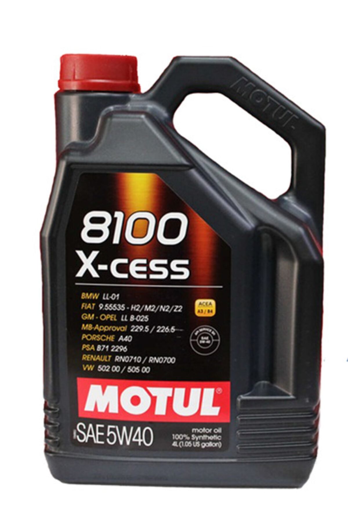 Motul 8100 X-cess 5w40 4 Lt %100 Sentetik Motor Yağı