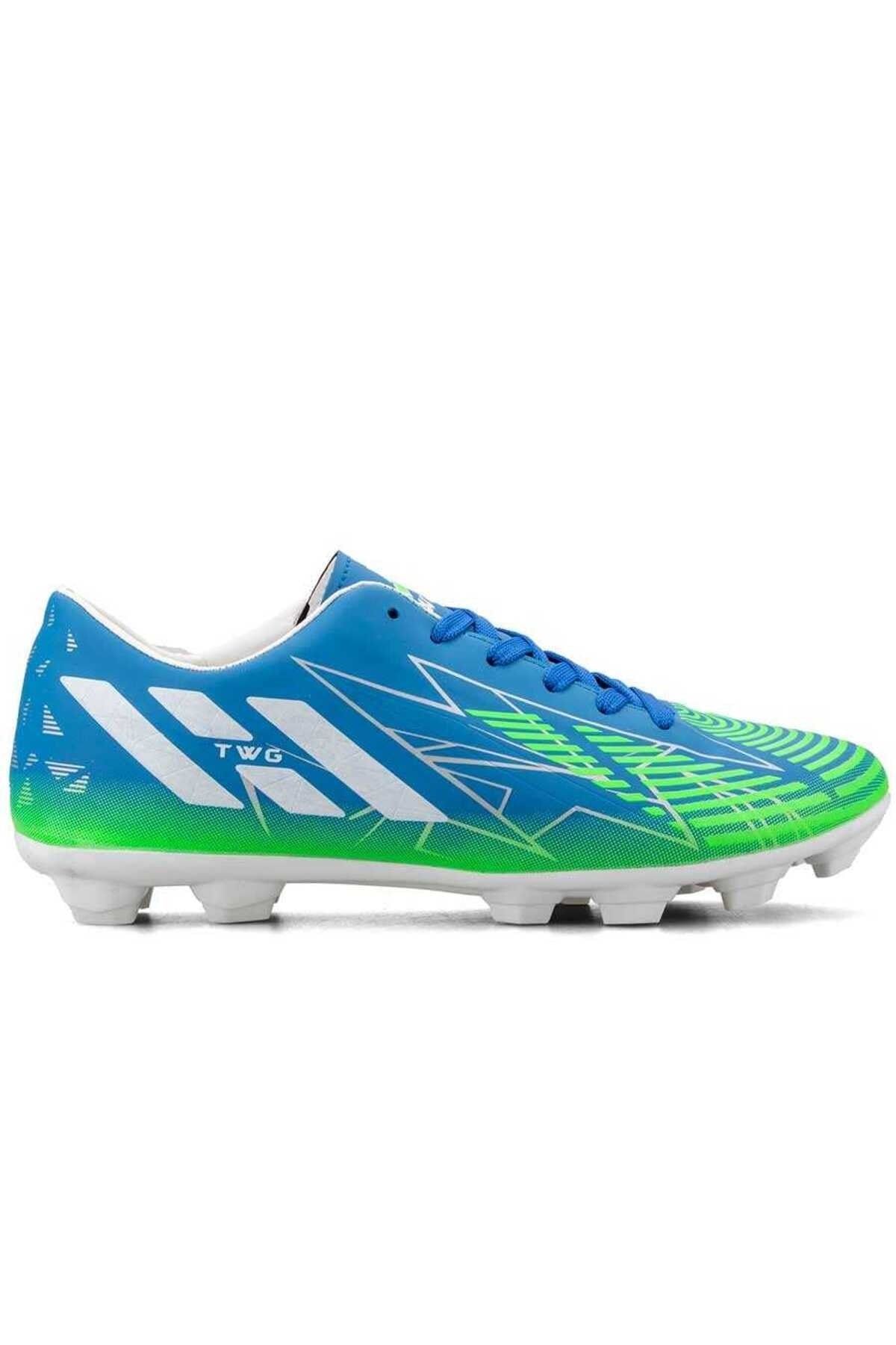 HiraLife Gear Cleats Football Shoes 305 Blue Green Trendyol