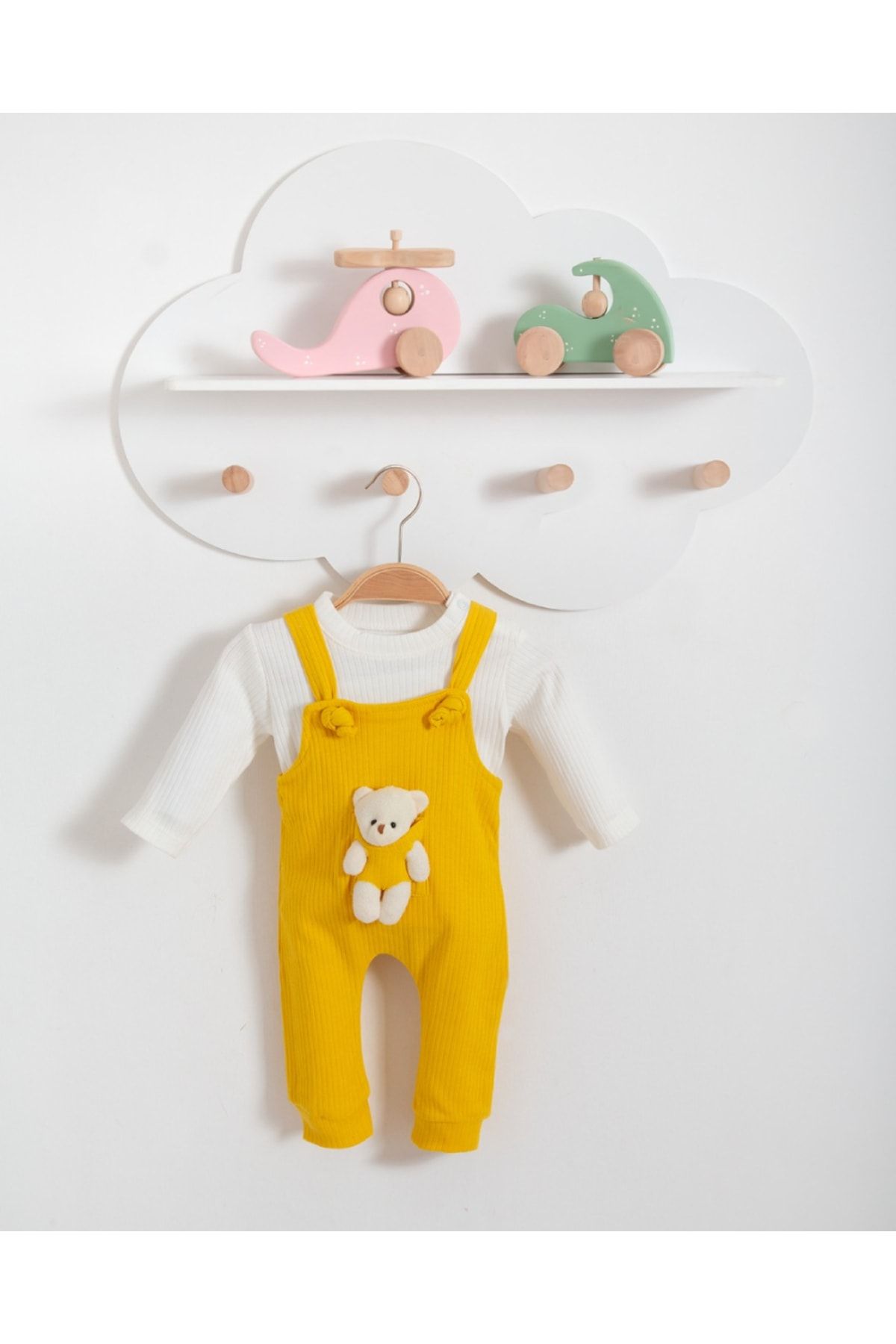 Yellow ribbed shop jumpsuit