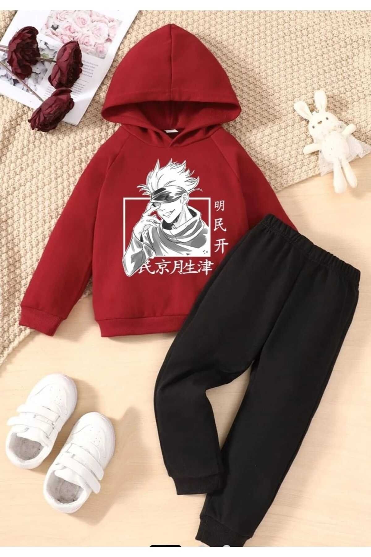 BENQE K DS 100 COTTON ANIME PRINTED MEN S TRACKSUIT Trendyol