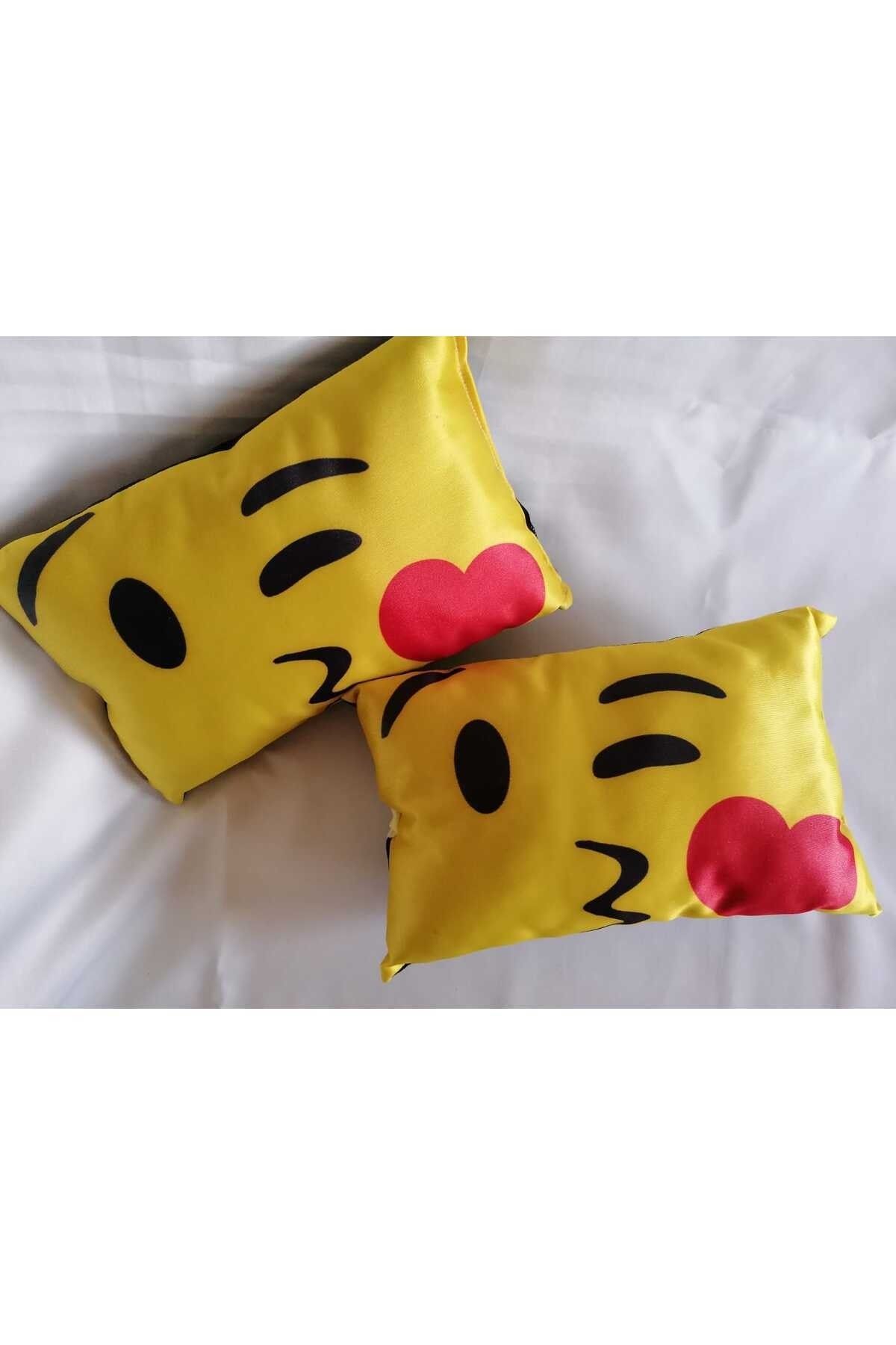 SS Oto Neck Pillow with Emoji Logo DIGITAL PRINT Trendyol