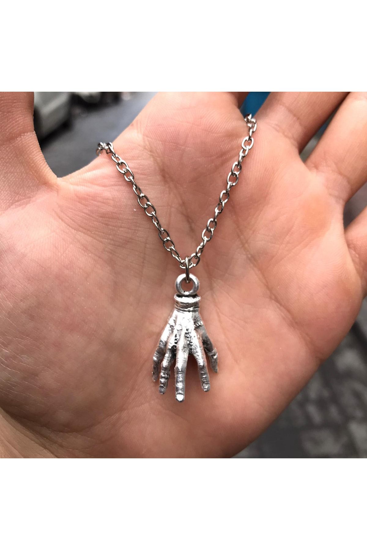 Skeleton shop hand necklace