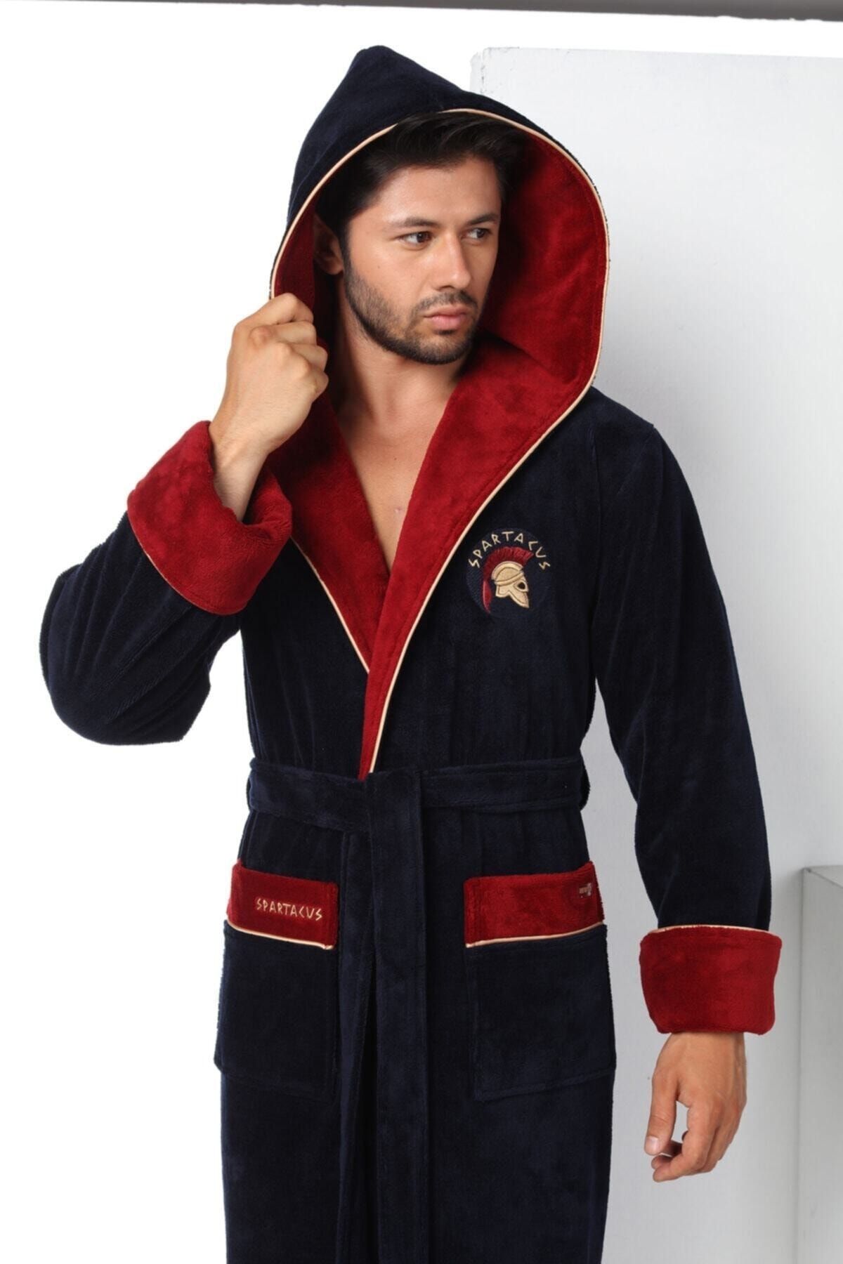 Mens character dressing gown with hotsell hood
