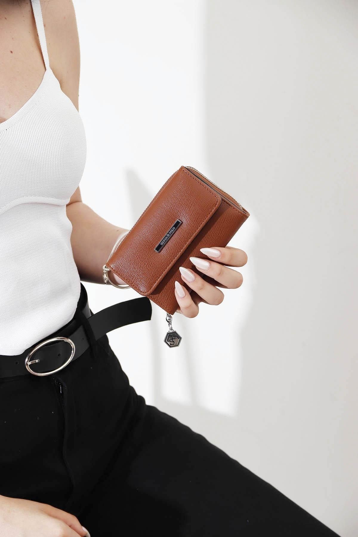 Dark brown new arrivals women's wallet
