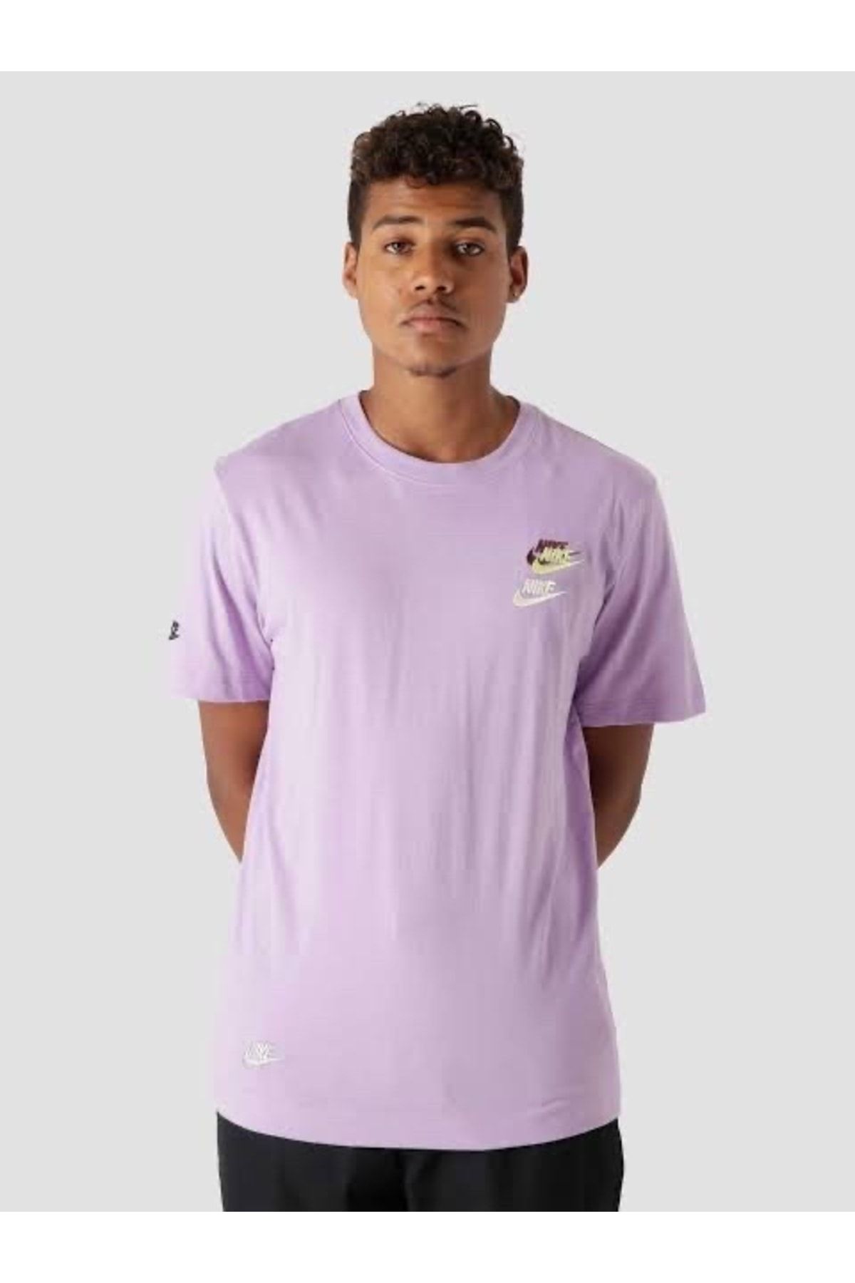 Nike Sports T Shirt Purple Regular fit Trendyol