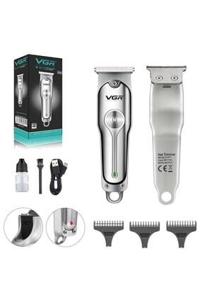 SAÇ SAKAL TIRAŞ MAKİNESİ MİNİ ŞARJLI METAL PROFESYONEL VGR V-071 Image 0