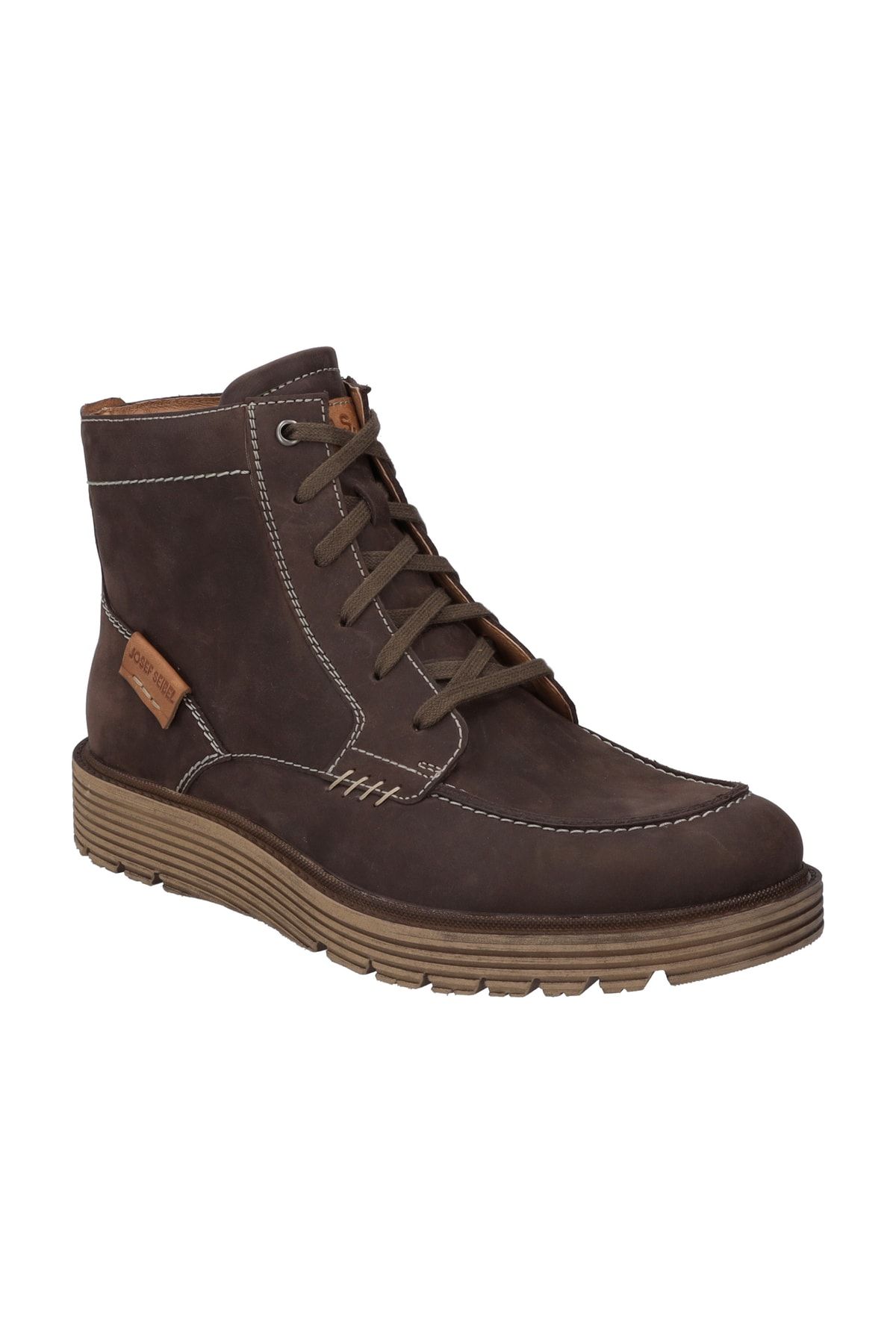 Josef Seibel Stiefelette Braun Flacher Absatz Trendyol