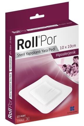 Por 10 X 10 Cm Steril Yapıkanlı Yara Pedi 10 Adet Image 0