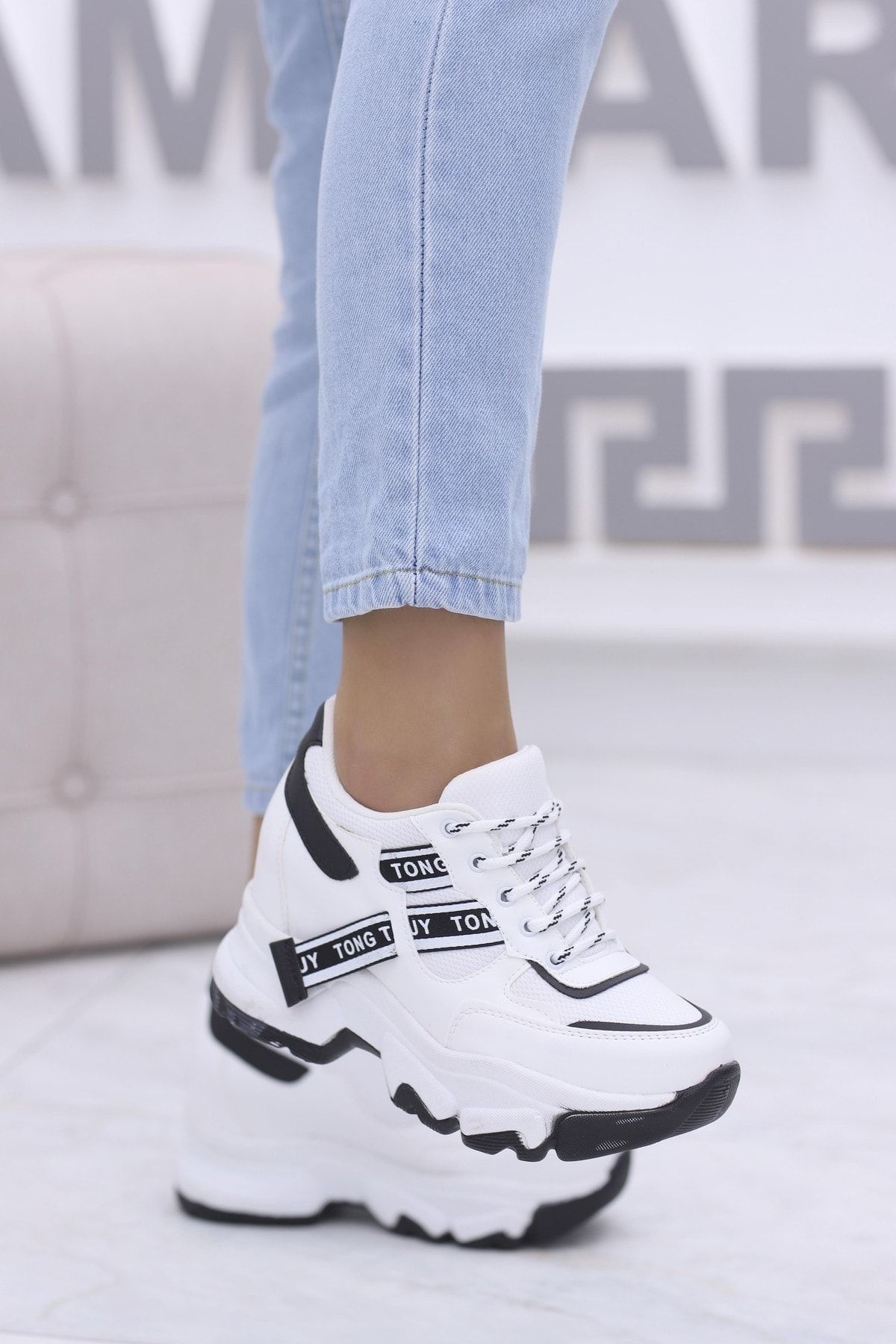 Hidden heel clearance sneaker
