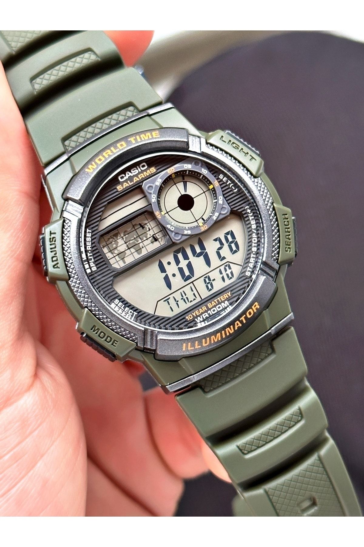Casio world time green deals