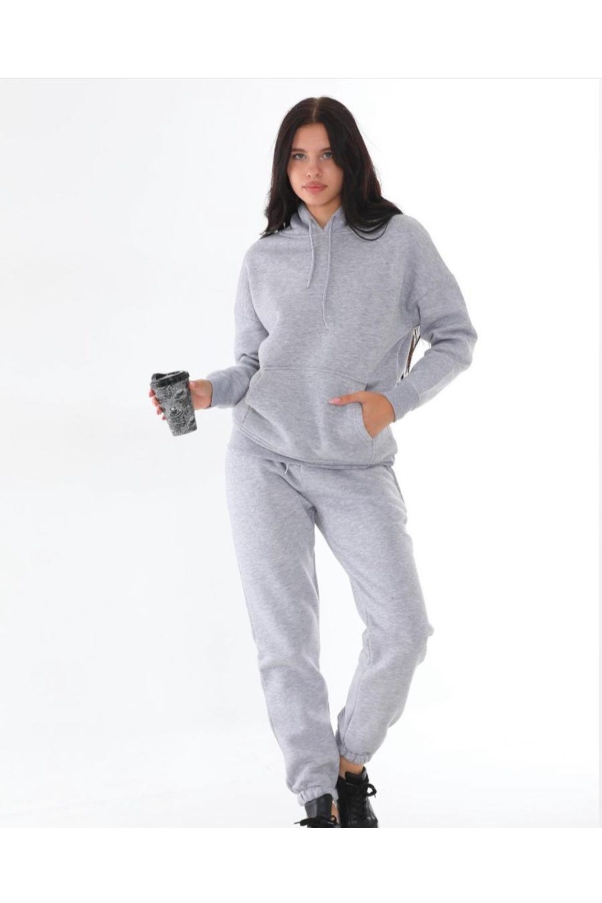 Grey womens tracksuit set online
