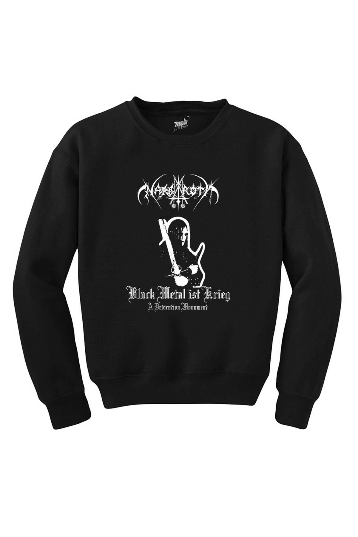 Pixella Nargaroth Black Metal Ist Krieg Black Sweatshirt Trendyol