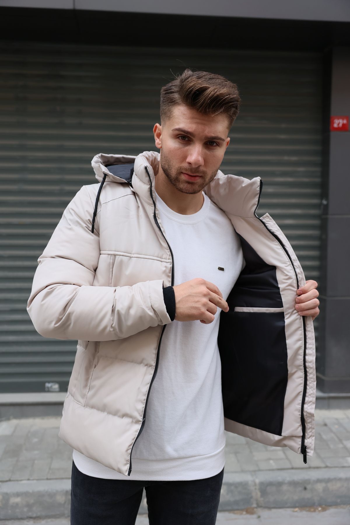 Lined new arrivals puffer jacket