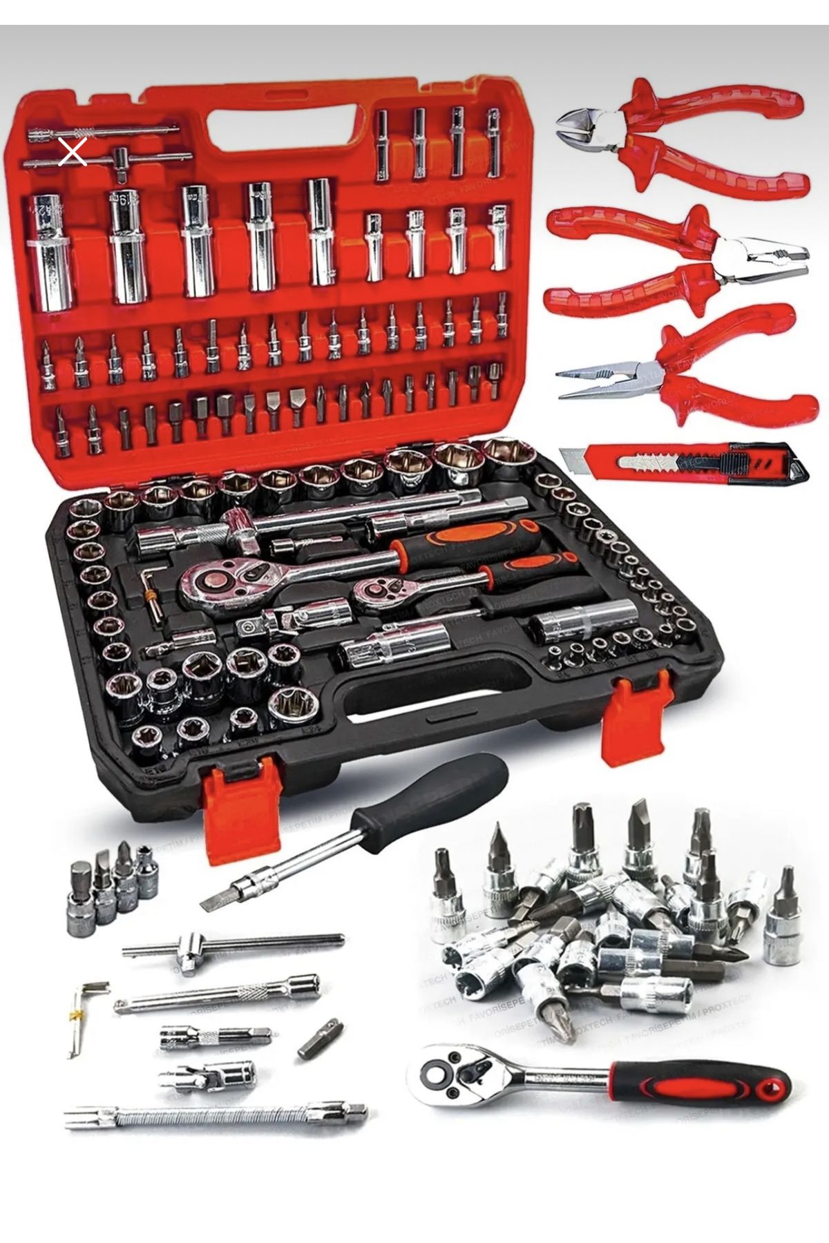 Multifunctional socket store wrench set