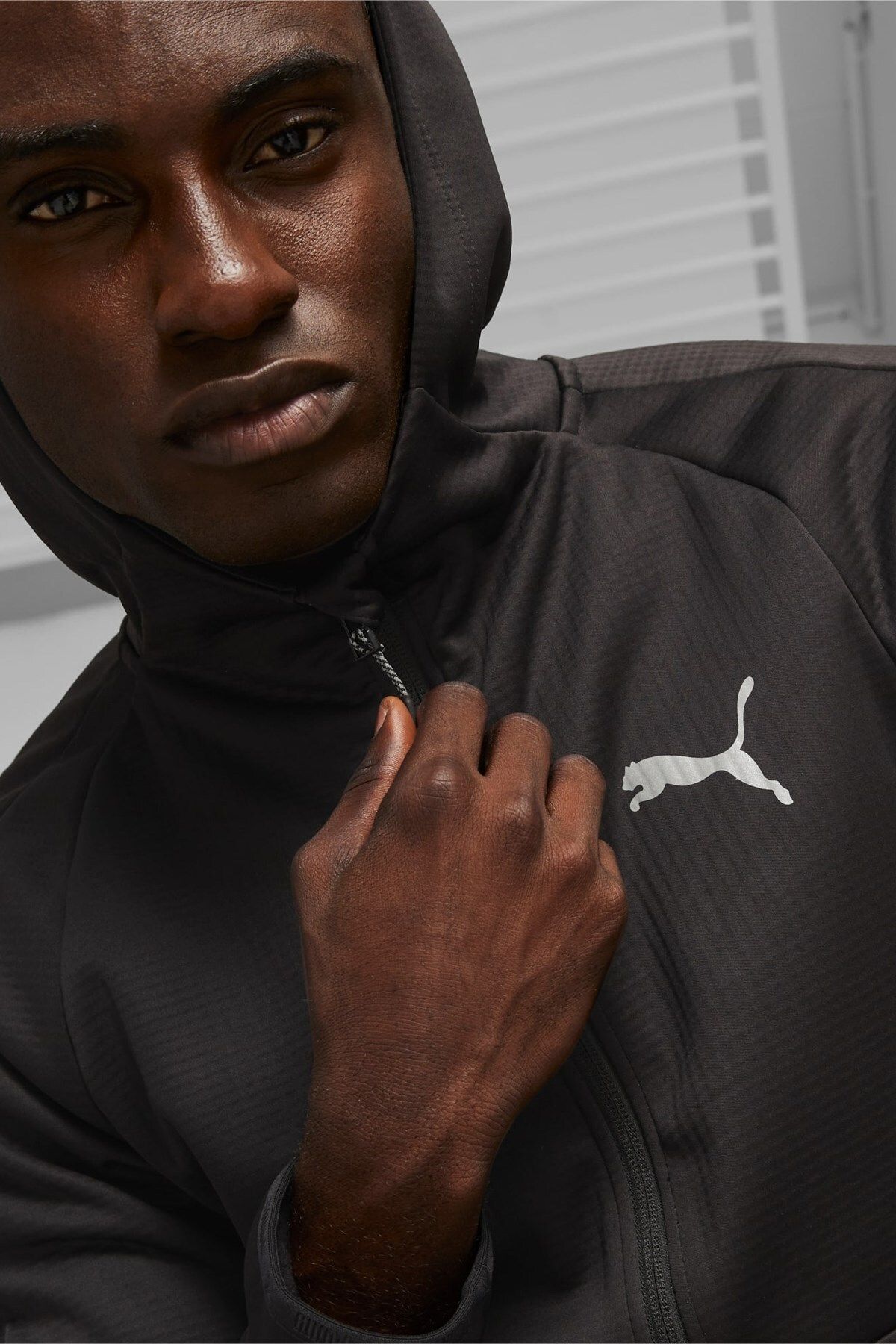Puma Evostripe Warm Full Zip Men s Sweatshirt 67593401 Trendyol