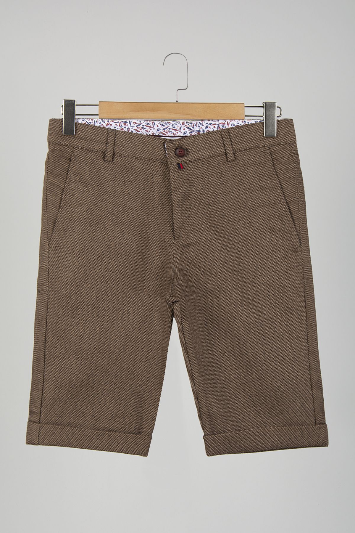 Dark brown shorts mens sale