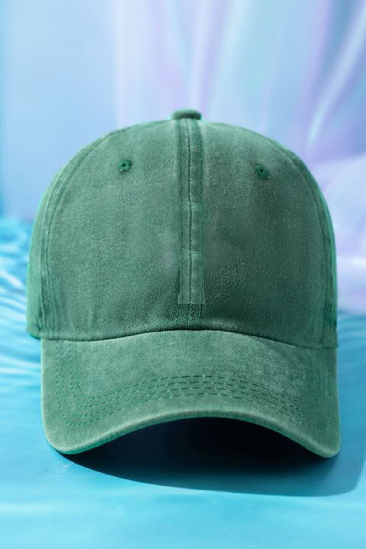 Elif Giyim Unisex Washed Vintage Light Green Cap Hat Trendyol