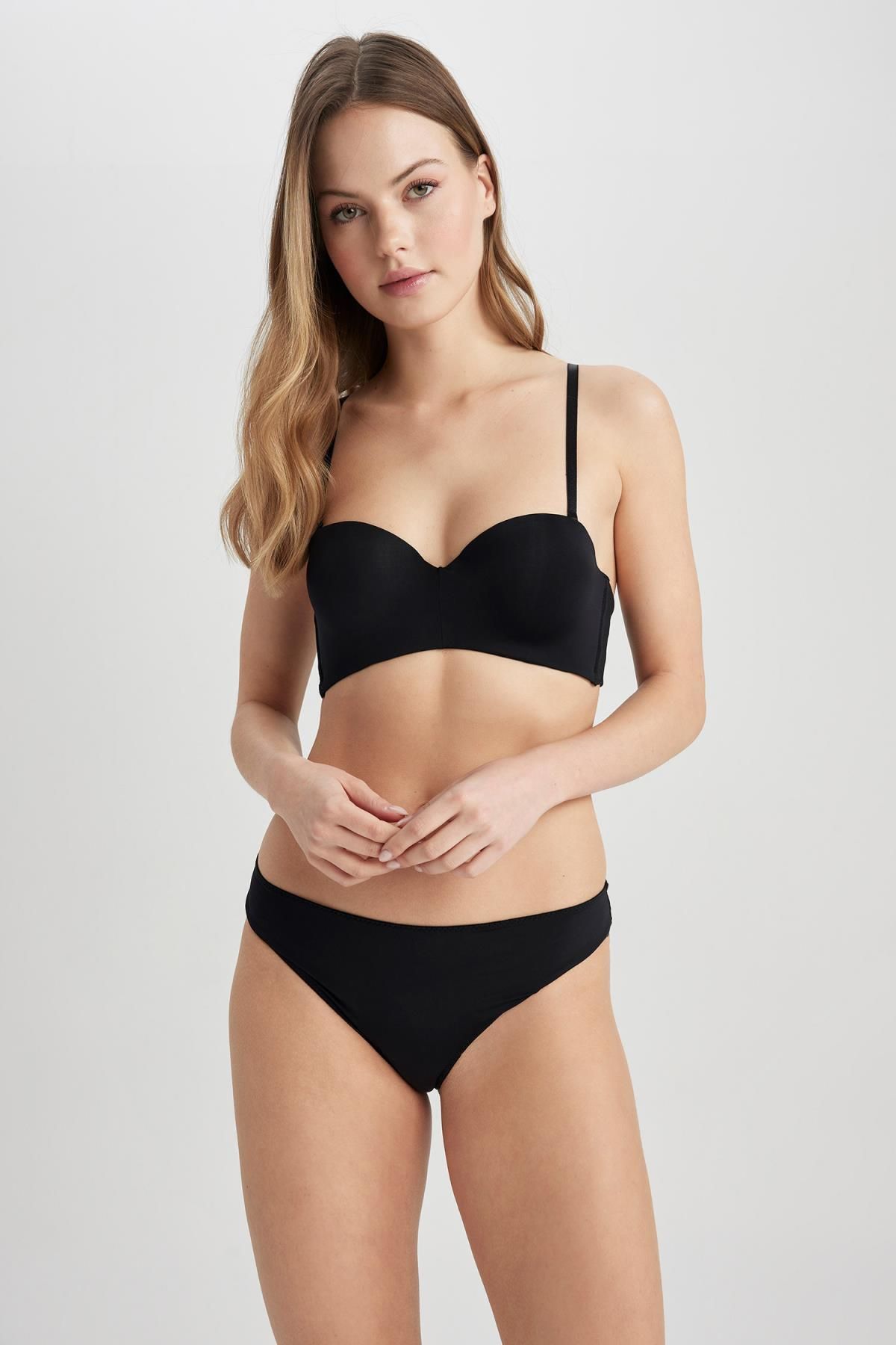 Defacto Fall in Love Strapless Maximizer Extra Padded Bra - Trendyol