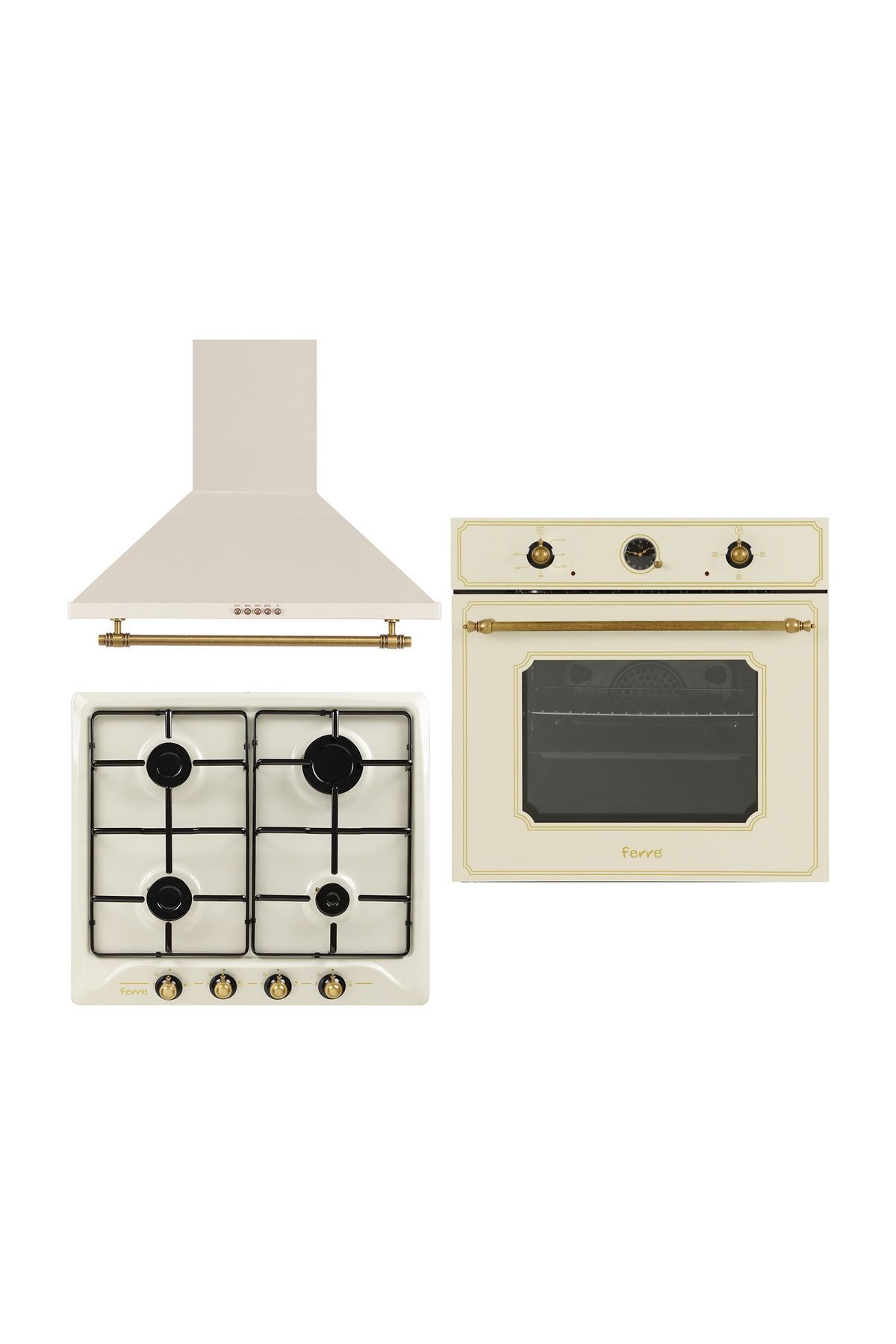 Ferre Ultra Cream Rustic Set ( K RST 600 (NEW ) - K R640 - 4003 )
