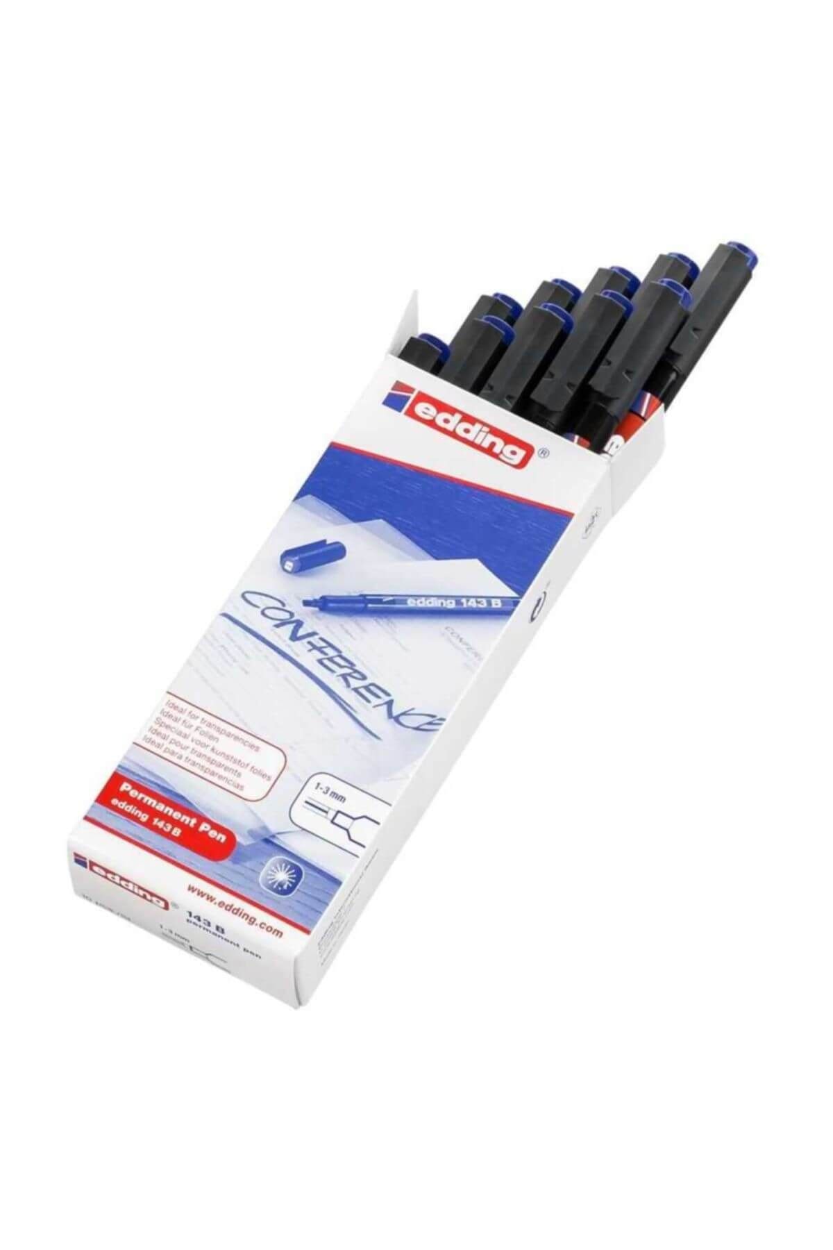 Edding 143 B Mavi Permanent Kalem