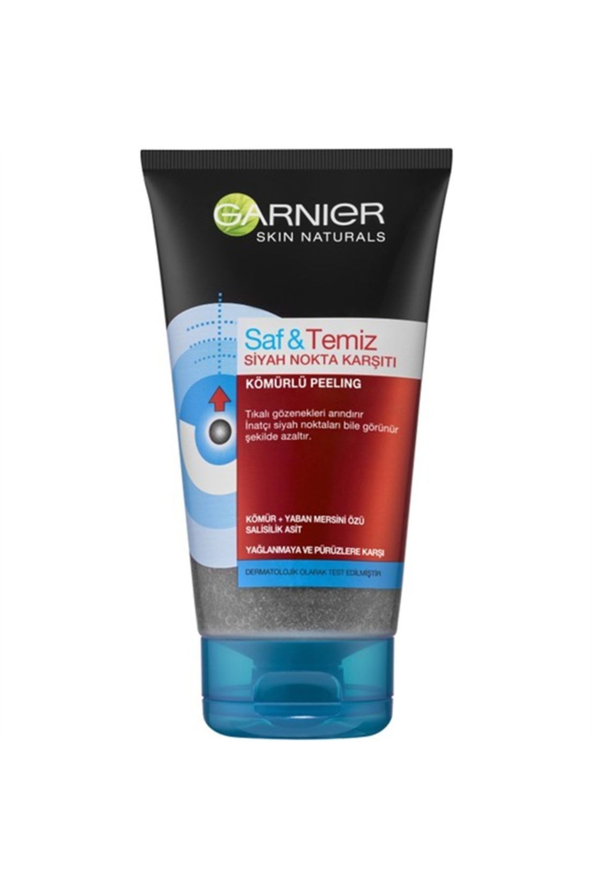 Garnier Saf & Temiz Siyah Nokta Karşıtı Kömürlü Peeling 150 ml.