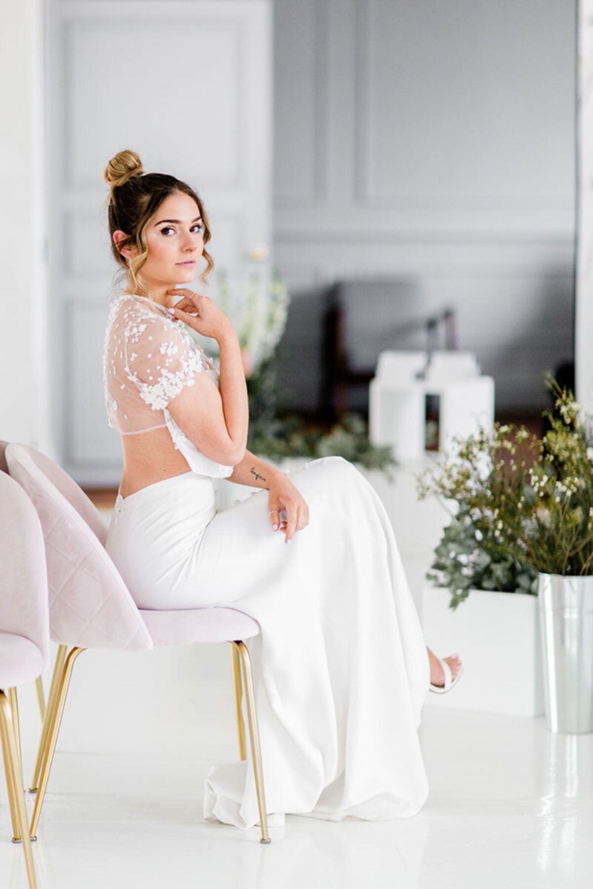 Hello Bride White Lily Büstiyer - Nikah & Nişan