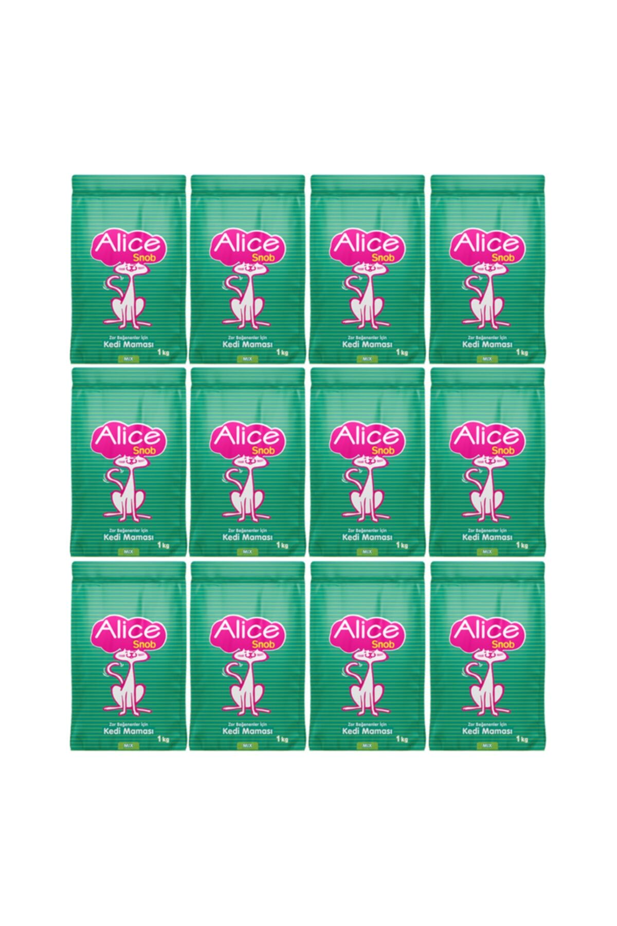 Alice Snob Yetişkin Kedi Maması 12x1kg