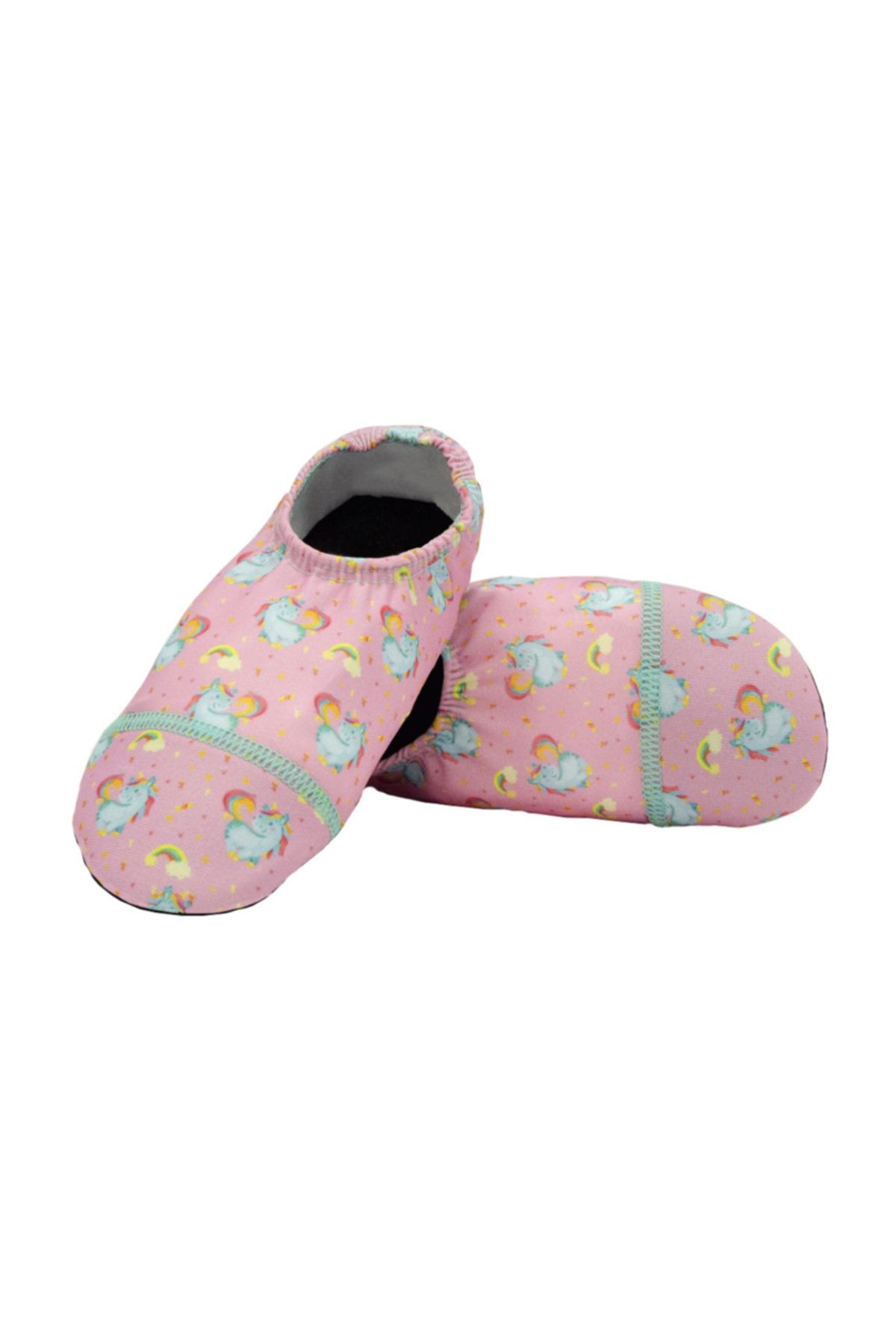 Gidia Pink Unicorn Aquawalks Bileksiz Kaydırmaz Deniz Ve Havuz A