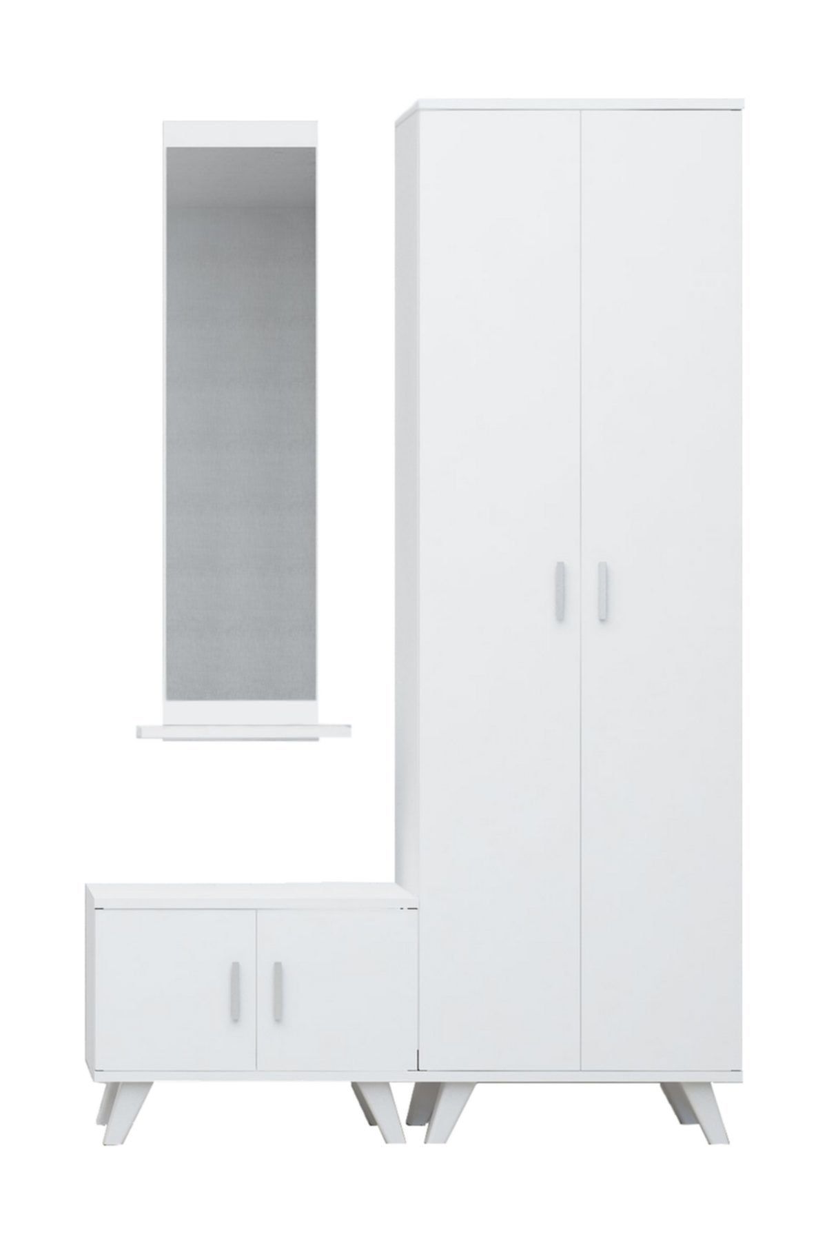 DECORMET Seylan Portmanto Beyaz