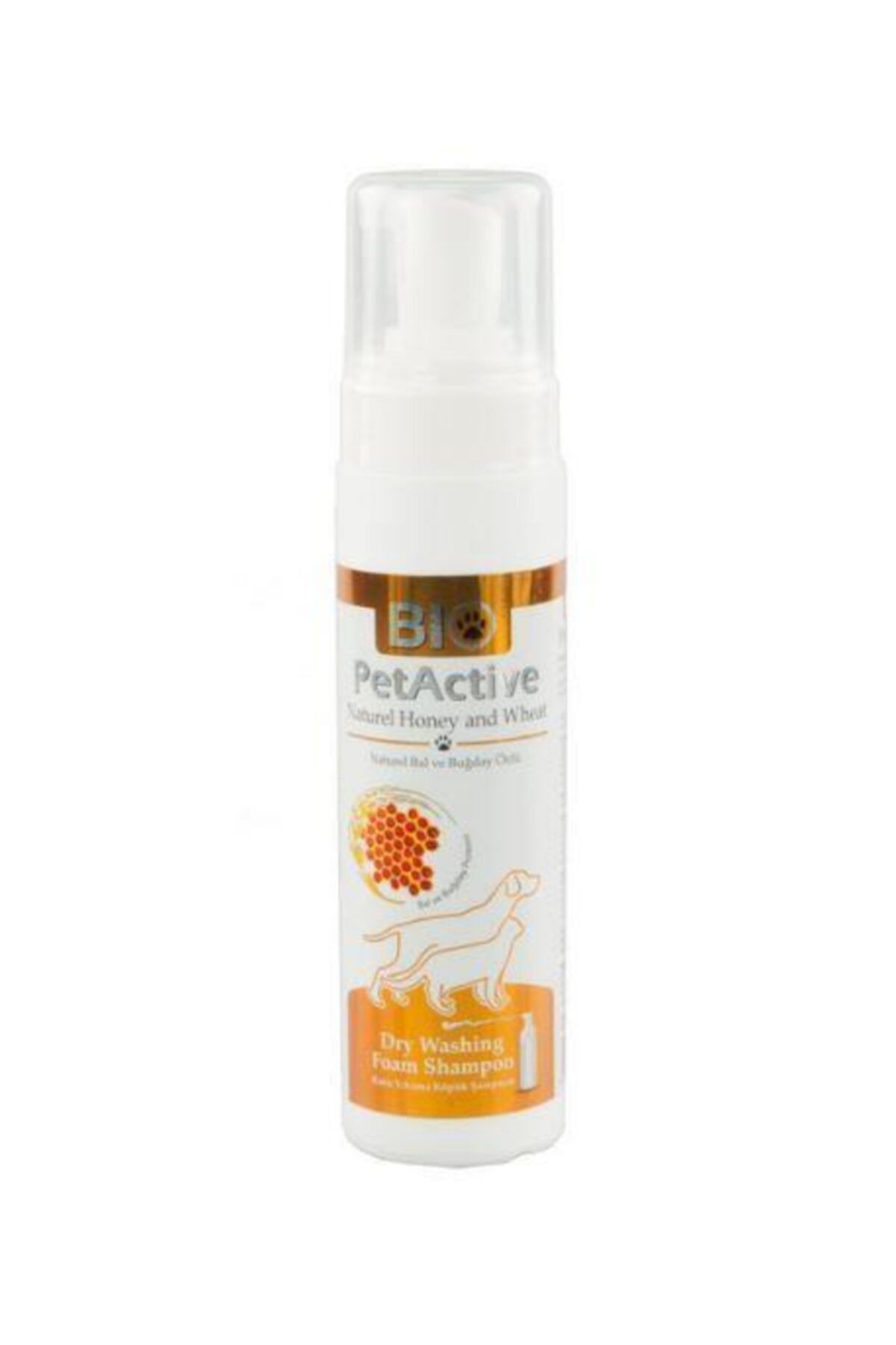 Bio PetActive Bio Pet Active Bal Özlü Kuru Köpük Yıkama Şampuanı 200 Ml