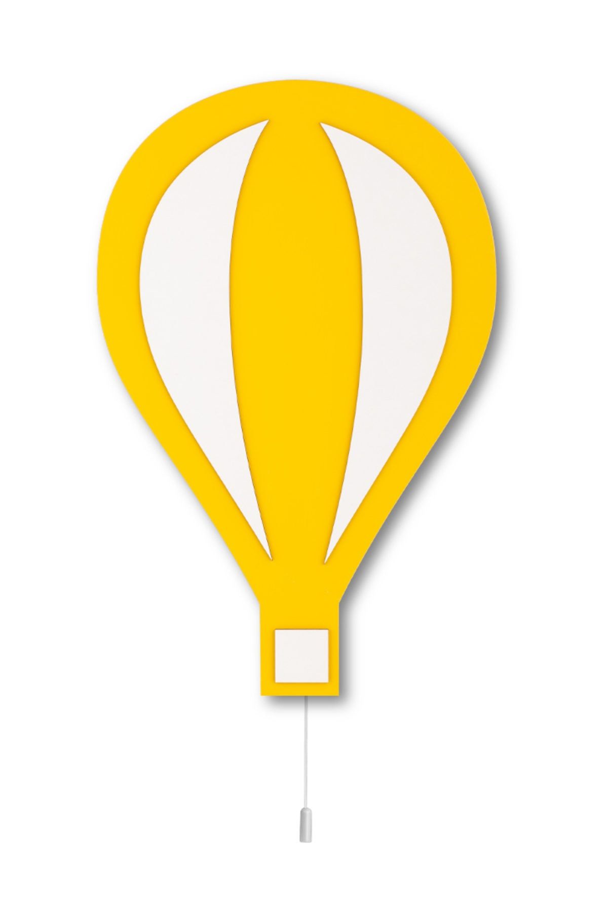 instababyrooms Ahşap Balon Aydınlatma Sarı