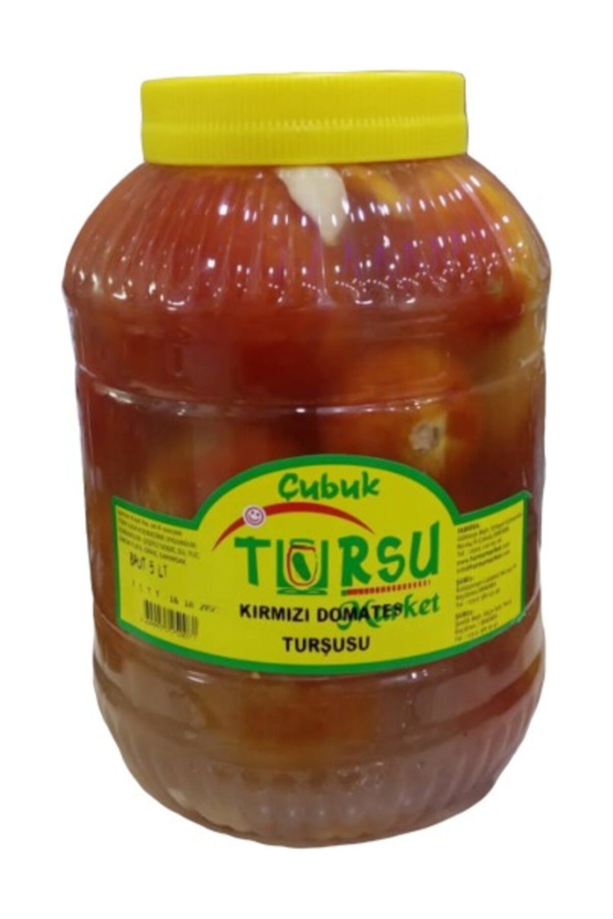 TURŞU MARKET Naturel Kırmızı Domates Turşusu 5 Lt
