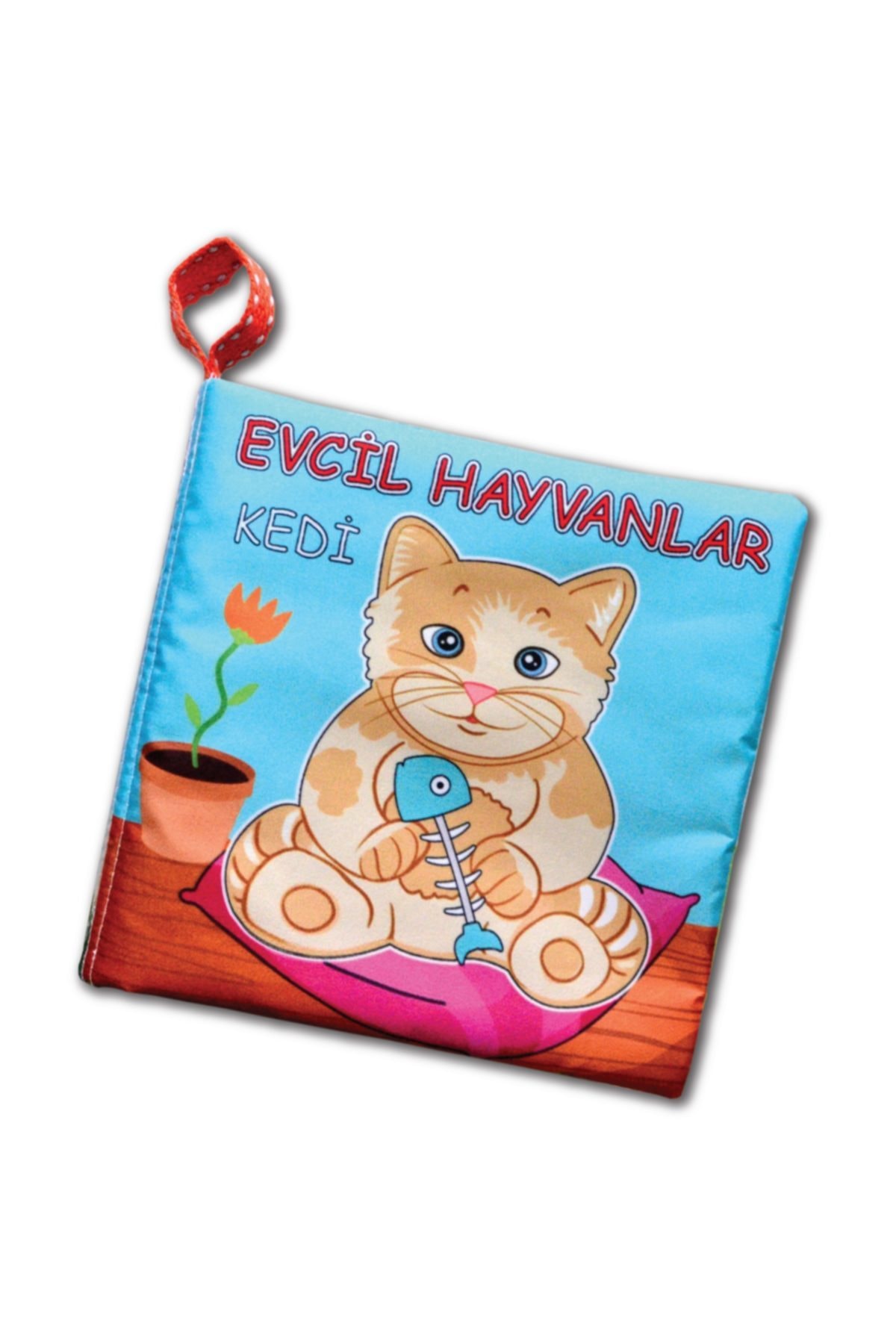 Tox Evcil Hayvanlar Sessiz Kumaş Kitap - Bez Kitap , Eğitici Oyuncak