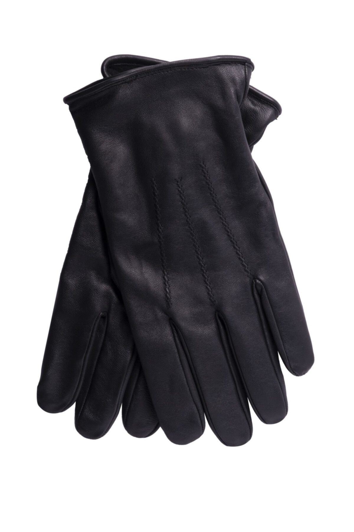 Black Noble Dikişli Erkek Deri Eldiven