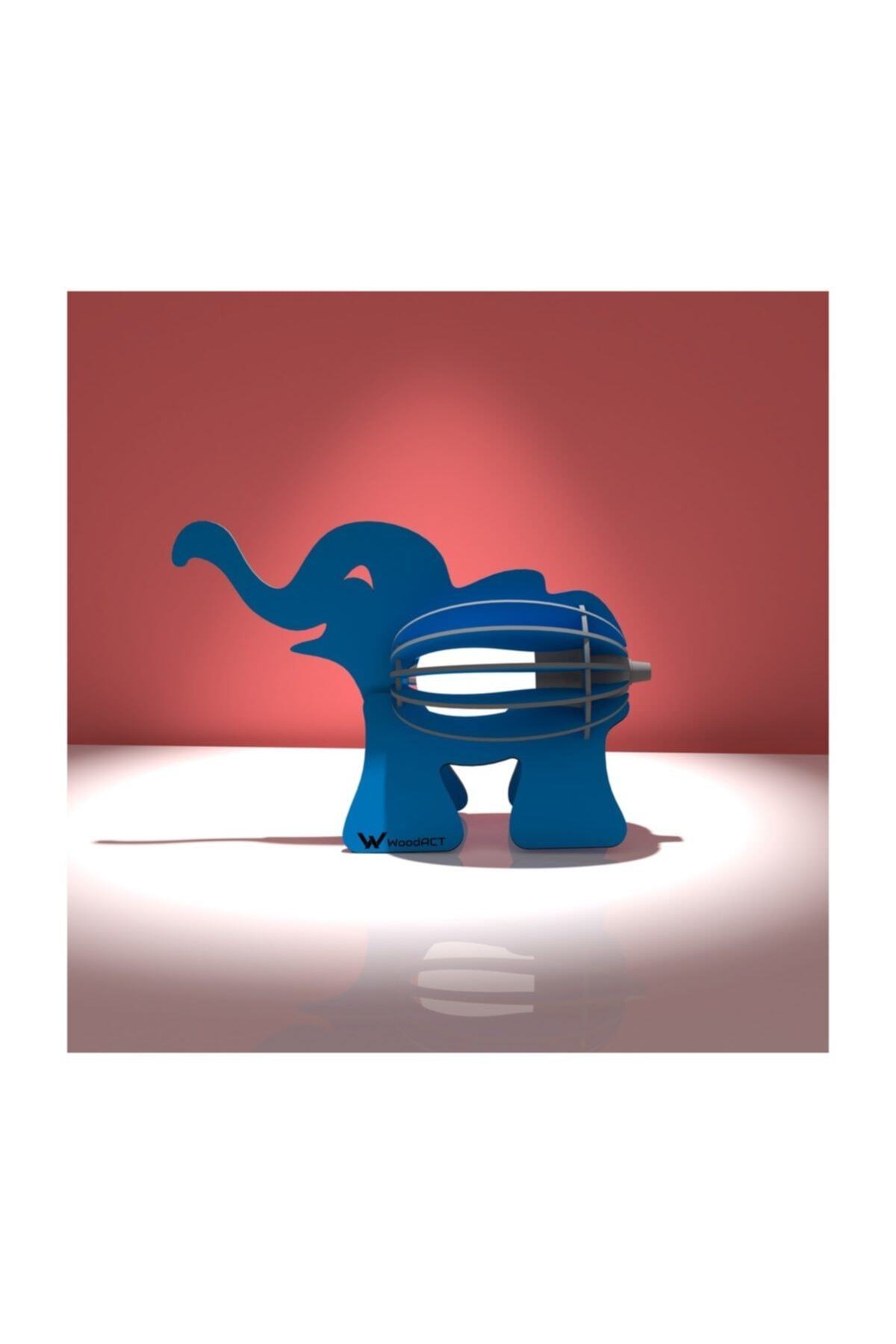 WoodACT Elephantus Çocuk Odası Gece Lambası