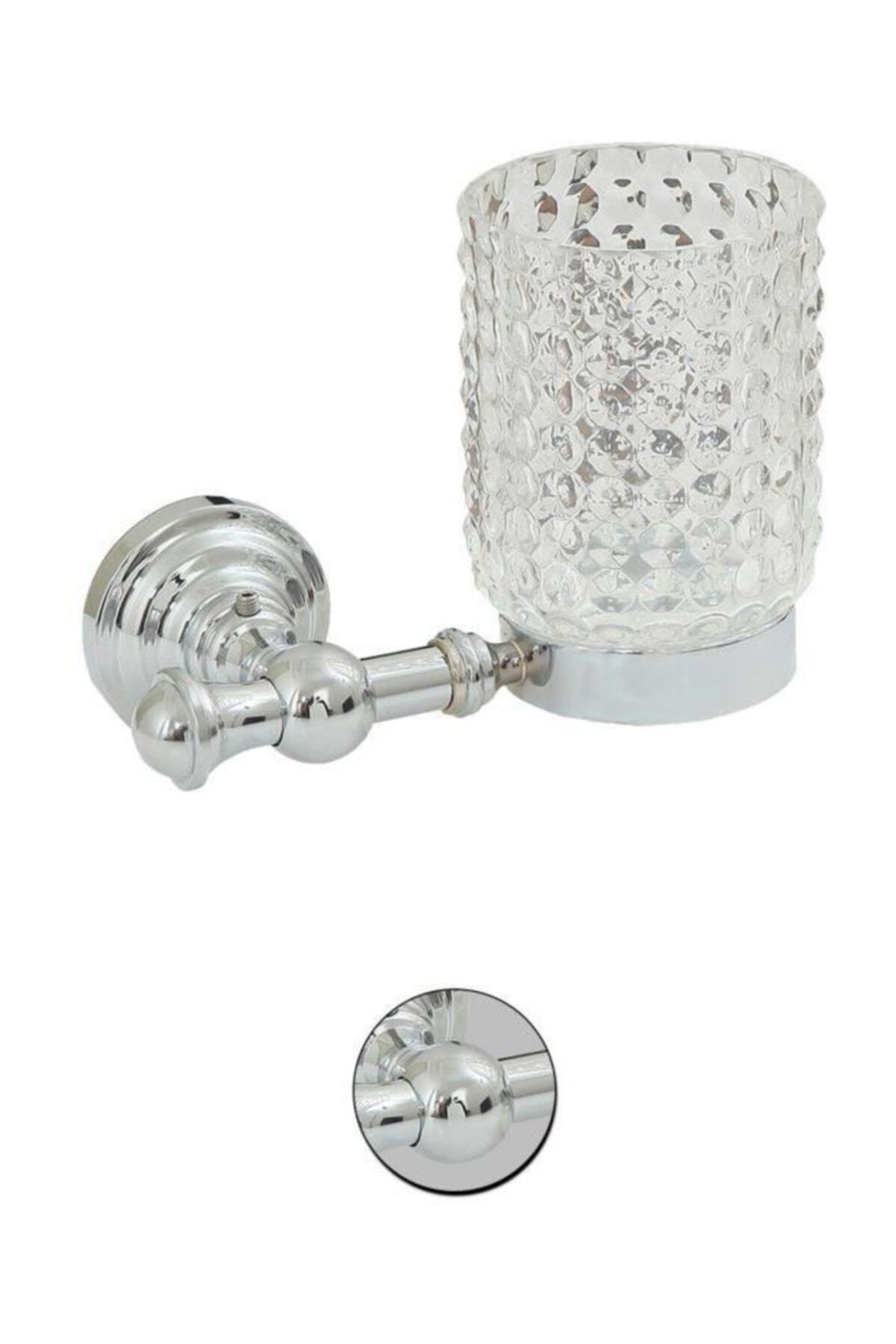 Maya Venezia Chrome Montajlı Diş Fırçalık Optik Cam