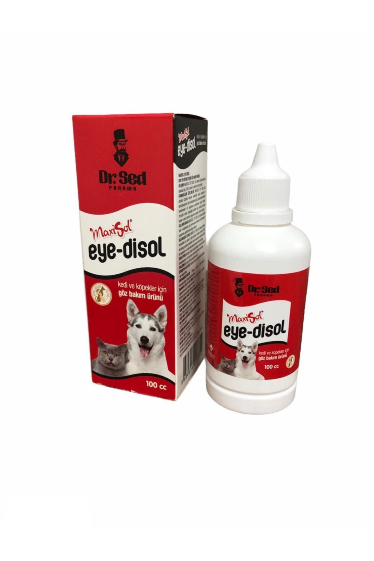 PharmaSed Maxisol Kedi Ve Köpekler Için Göz Bakım Ürünü 100 Cc