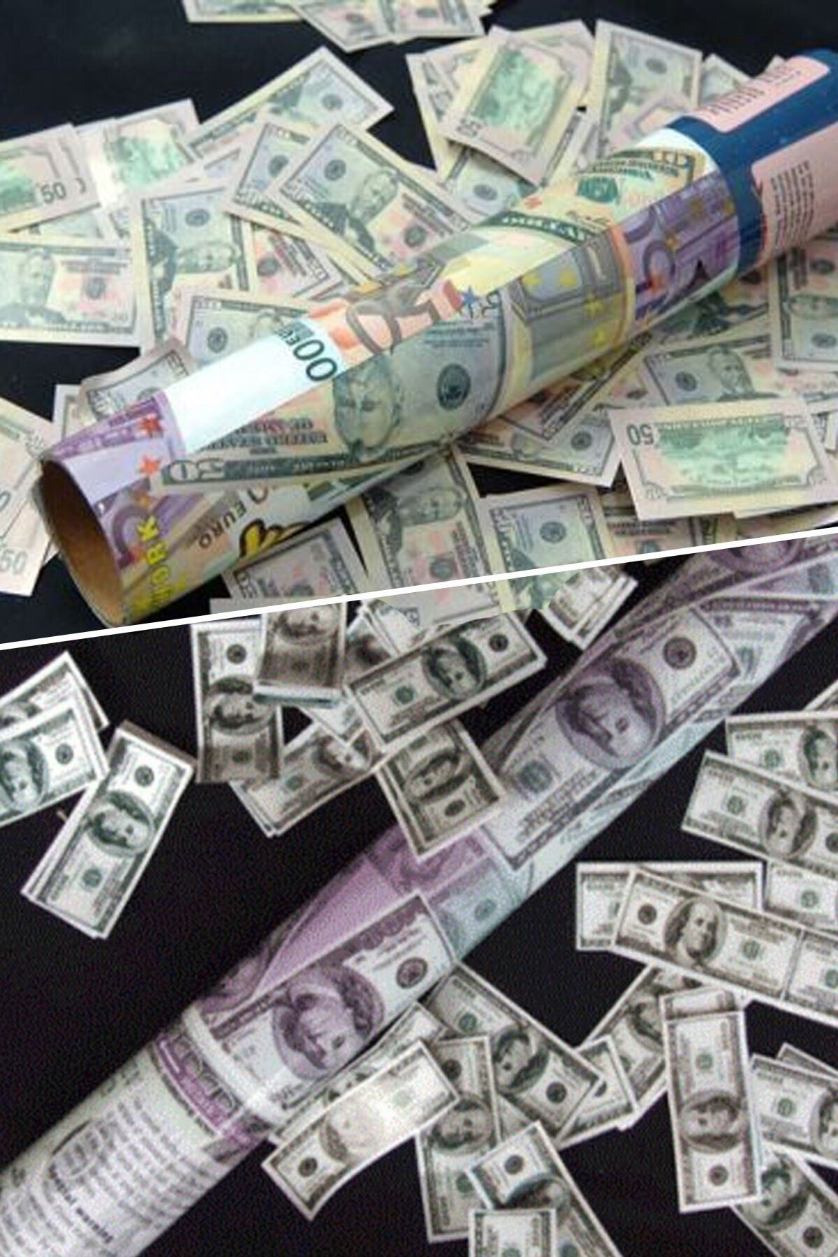 Chermik Yılbaşına Özel Dolar Konfeti 1 Adet Yılbaşı Konfetisi Dolar Konfeti 1410