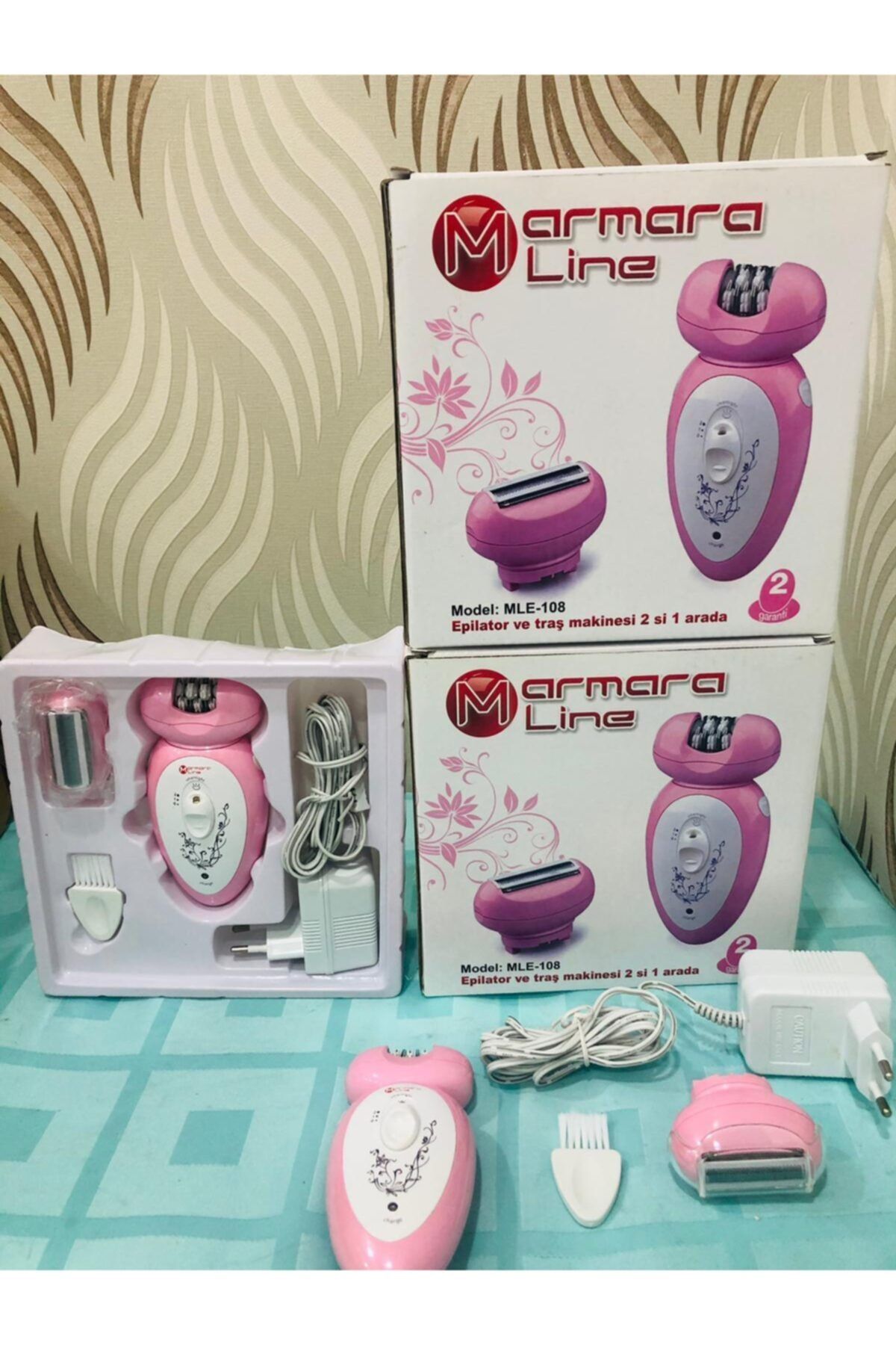 tepecik züccaciye Marmara Line Model Mle-108 Epilator Ve Traş Makinası 2 Si1 Arada