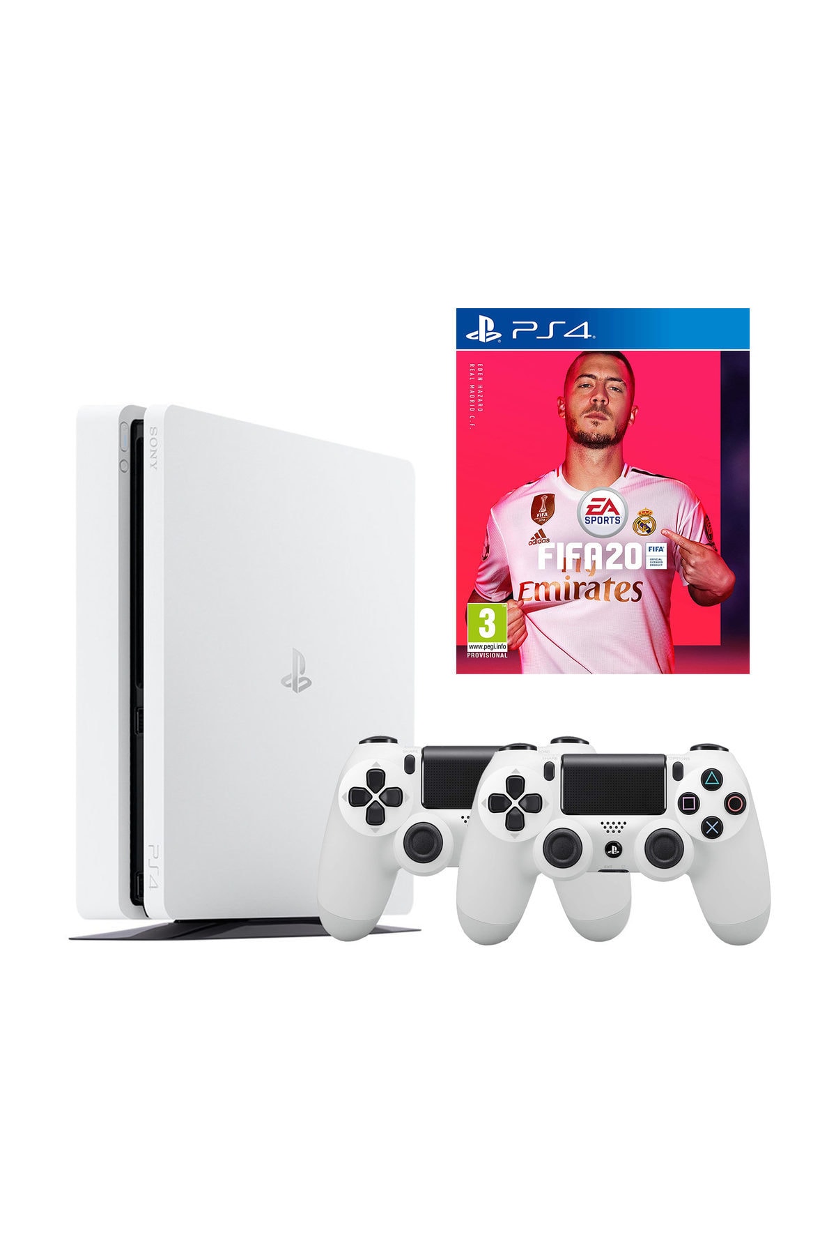 sony playstation 4 slim 500 gb glacier white 2 ps4 kol ps4 fifa 2020 fiyati yorumlari trendyol