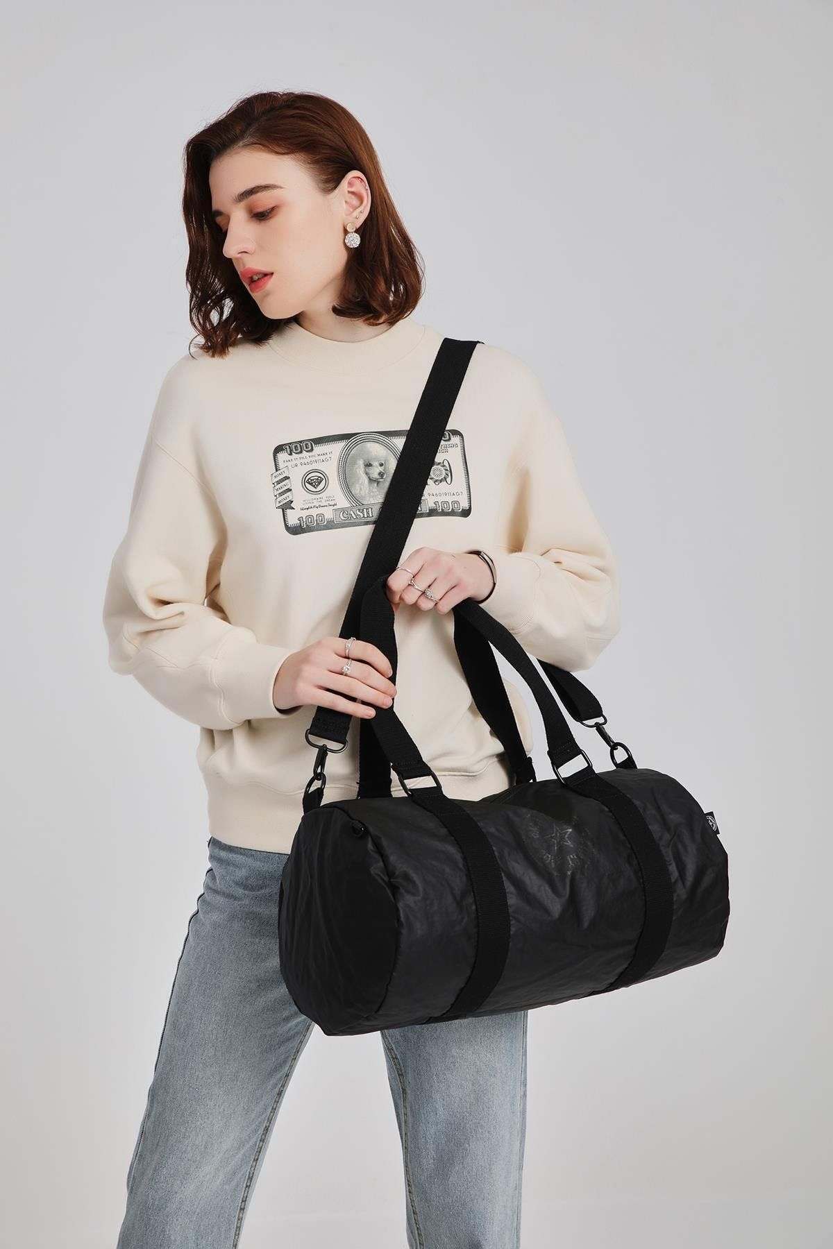 SMART BAGS Kadın Siyah Spor Çantası Smbyb1245-3001