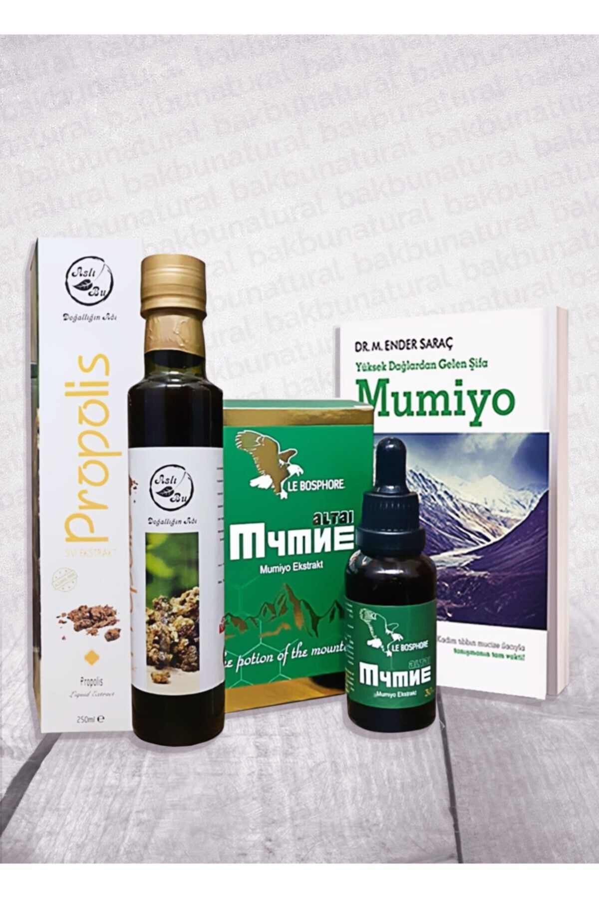 Mumiyo Ekstraktı 30ml Ve Propolis Ekstraktı 250ml