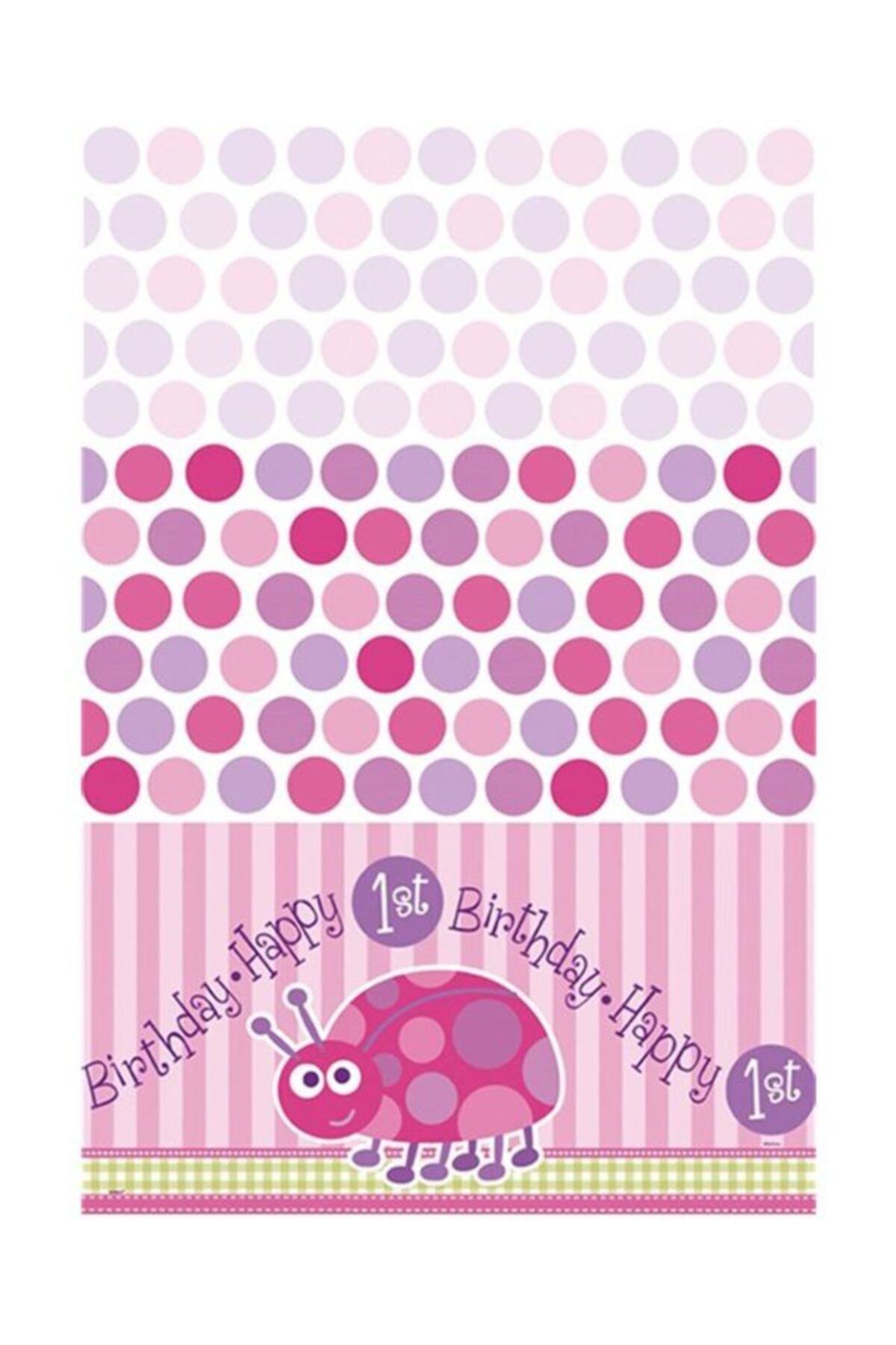 Pandoli First Birthday Ladybug Masa Örtüsü