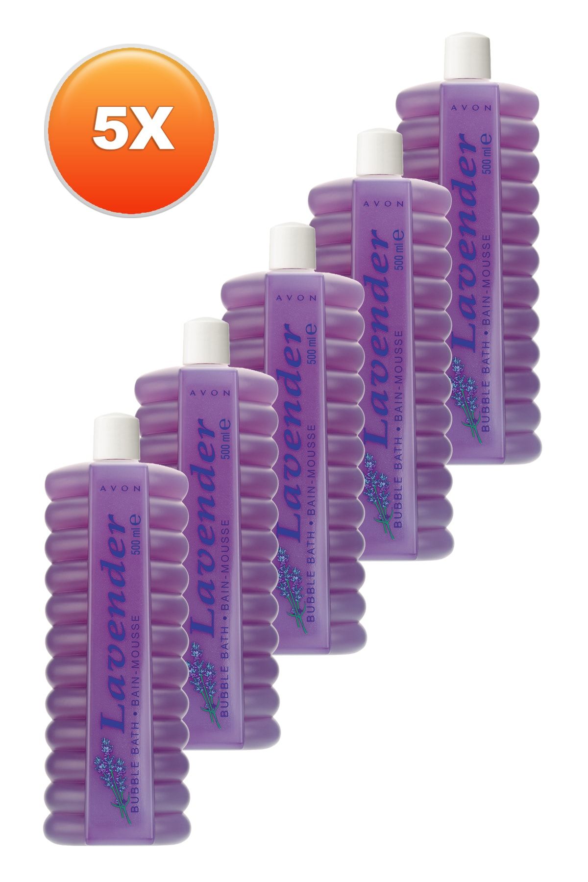 AVON Lavanta Kokulu Banyo Köpüğü 500 ml 5'li Set 5050000106474